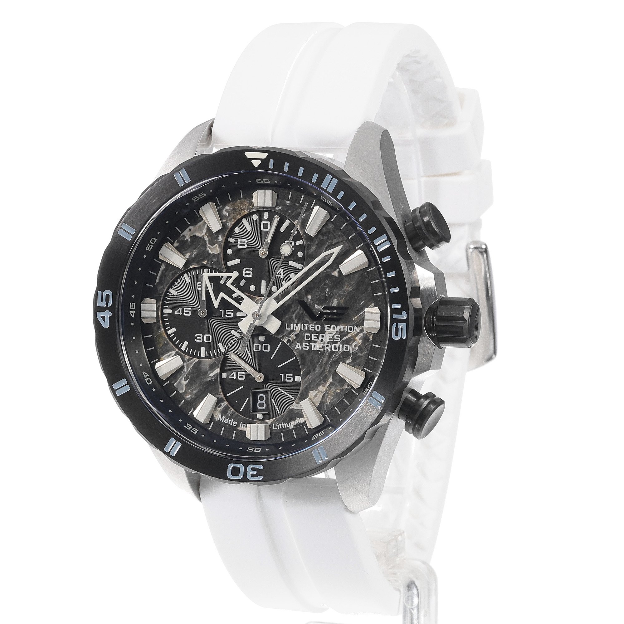 Vostok Europe 6S10-320E693SW zegarek niebieski klasyczny Almaz pasek - miniatura 2