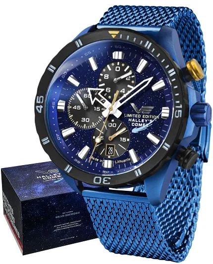 Vostok Europe 6S10-320E694B Almaz Almaz Chrono Halleys Comet Special Edition - zdjęcie 1