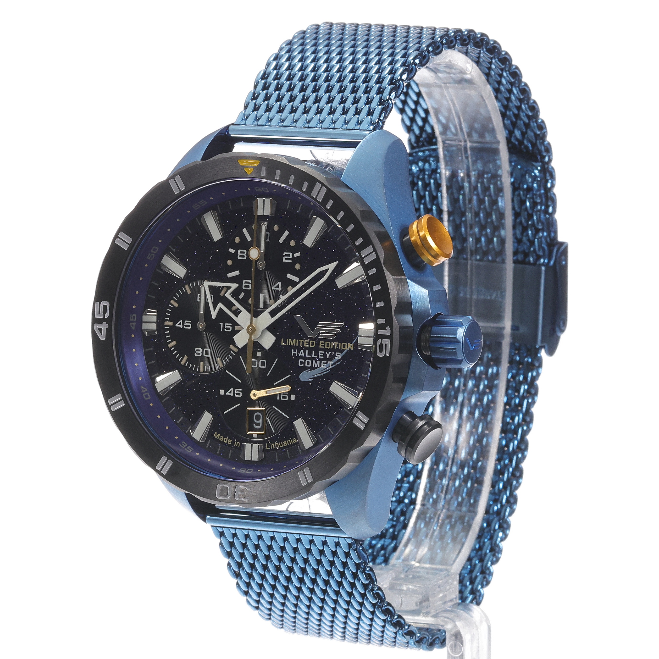 Vostok Europe 6S10-320E694B zegarek niebieski klasyczny Almaz bransoleta - miniatura 2