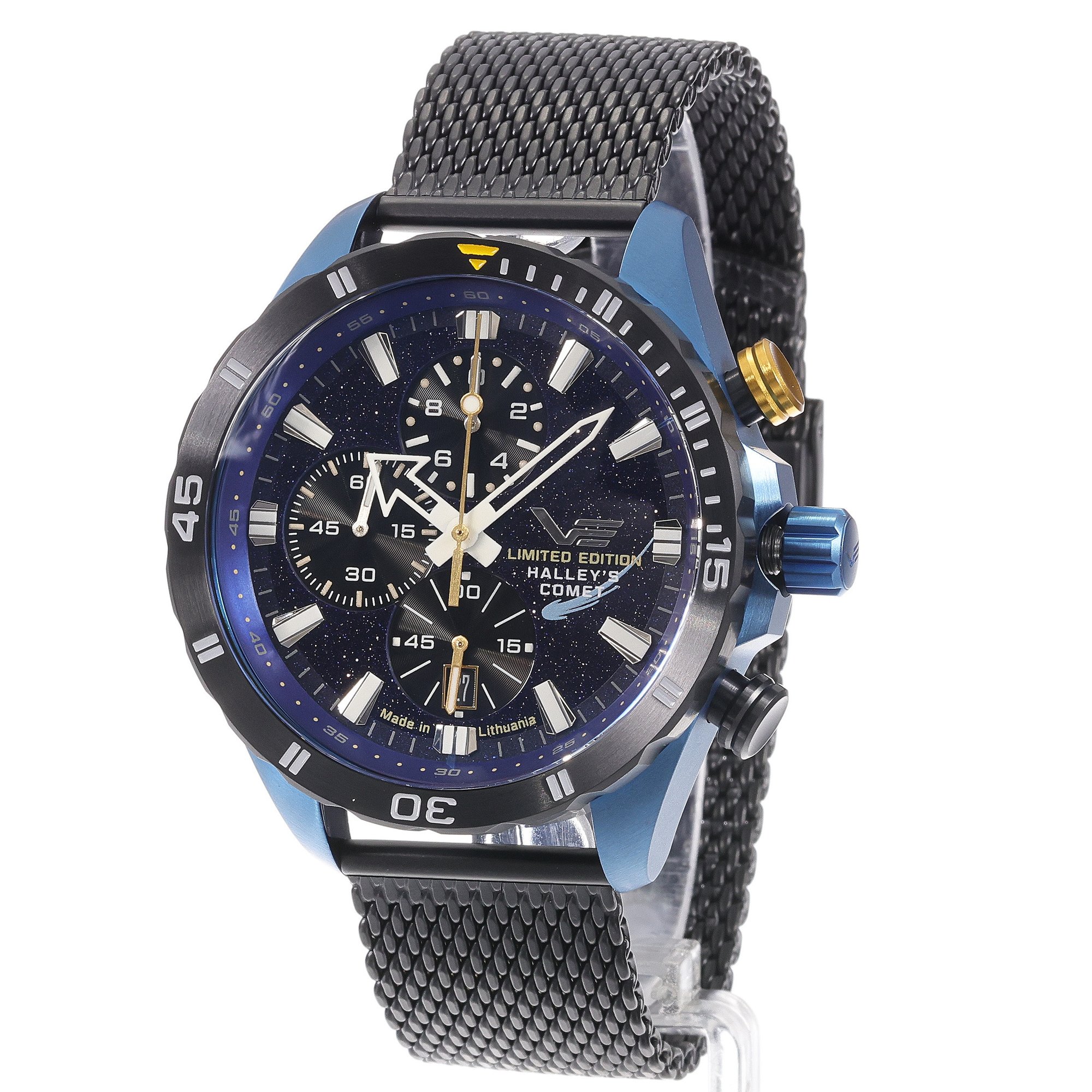 Vostok Europe 6S10-320E694BB Almaz Chrono Halleys Comet Special Edition zegarek klasyczny Almaz