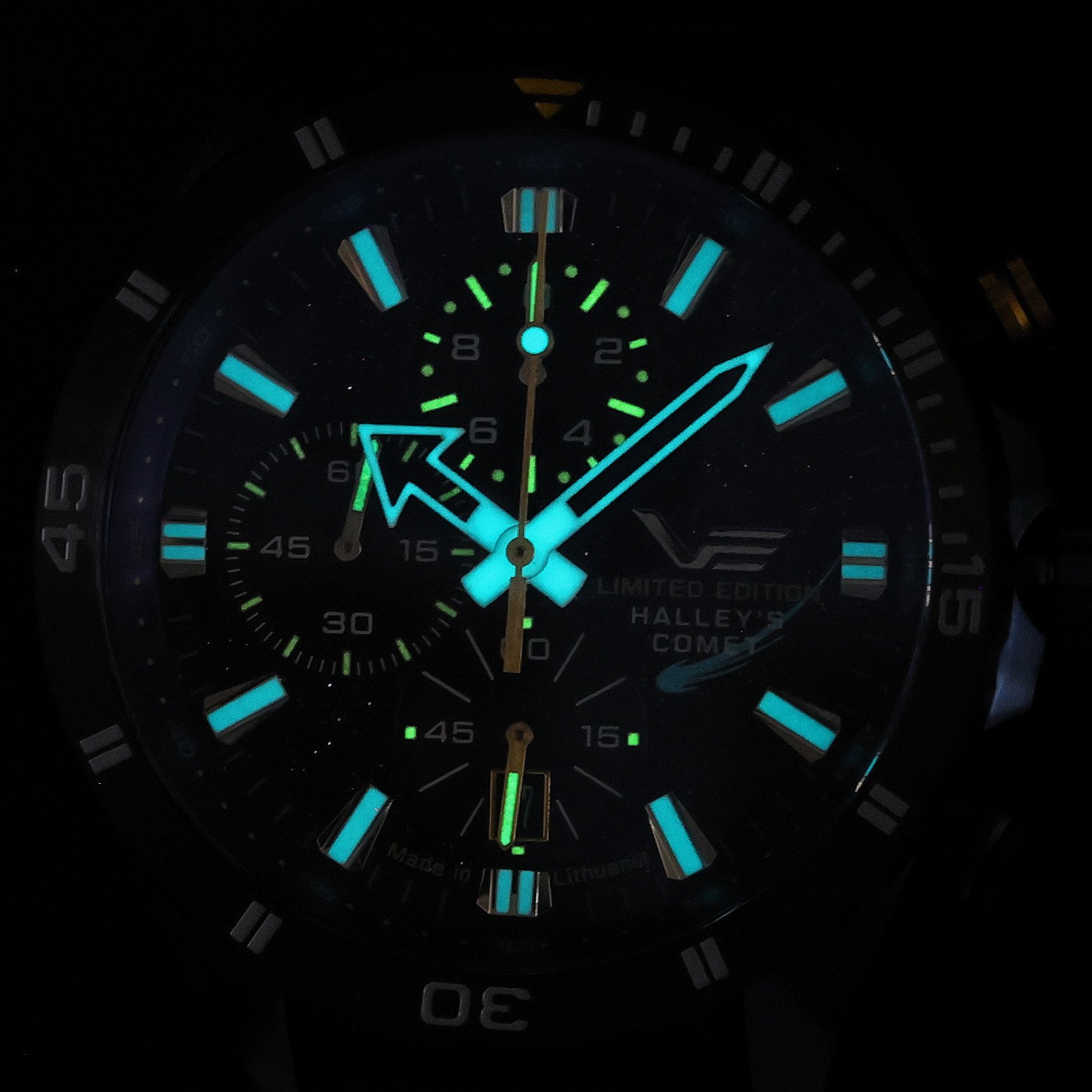 Vostok Europe 6S10-320E694BB zegarek niebieski klasyczny Almaz bransoleta