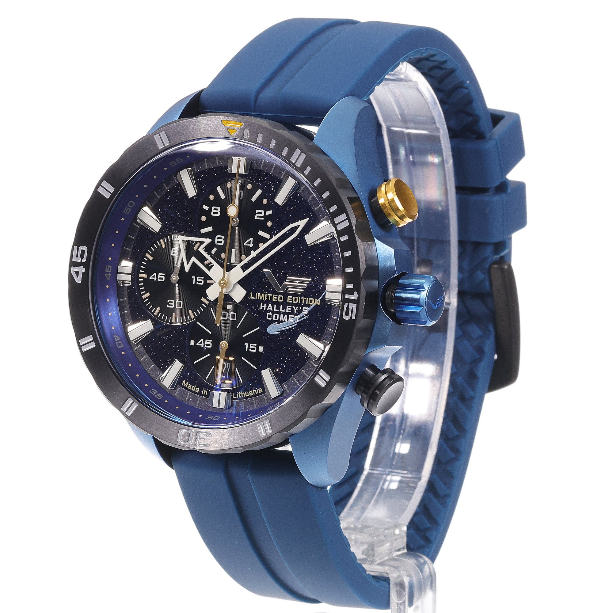 Vostok Europe 6S10-320E694S Almaz Chrono Halleys Comet Special Edition zegarek klasyczny Almaz