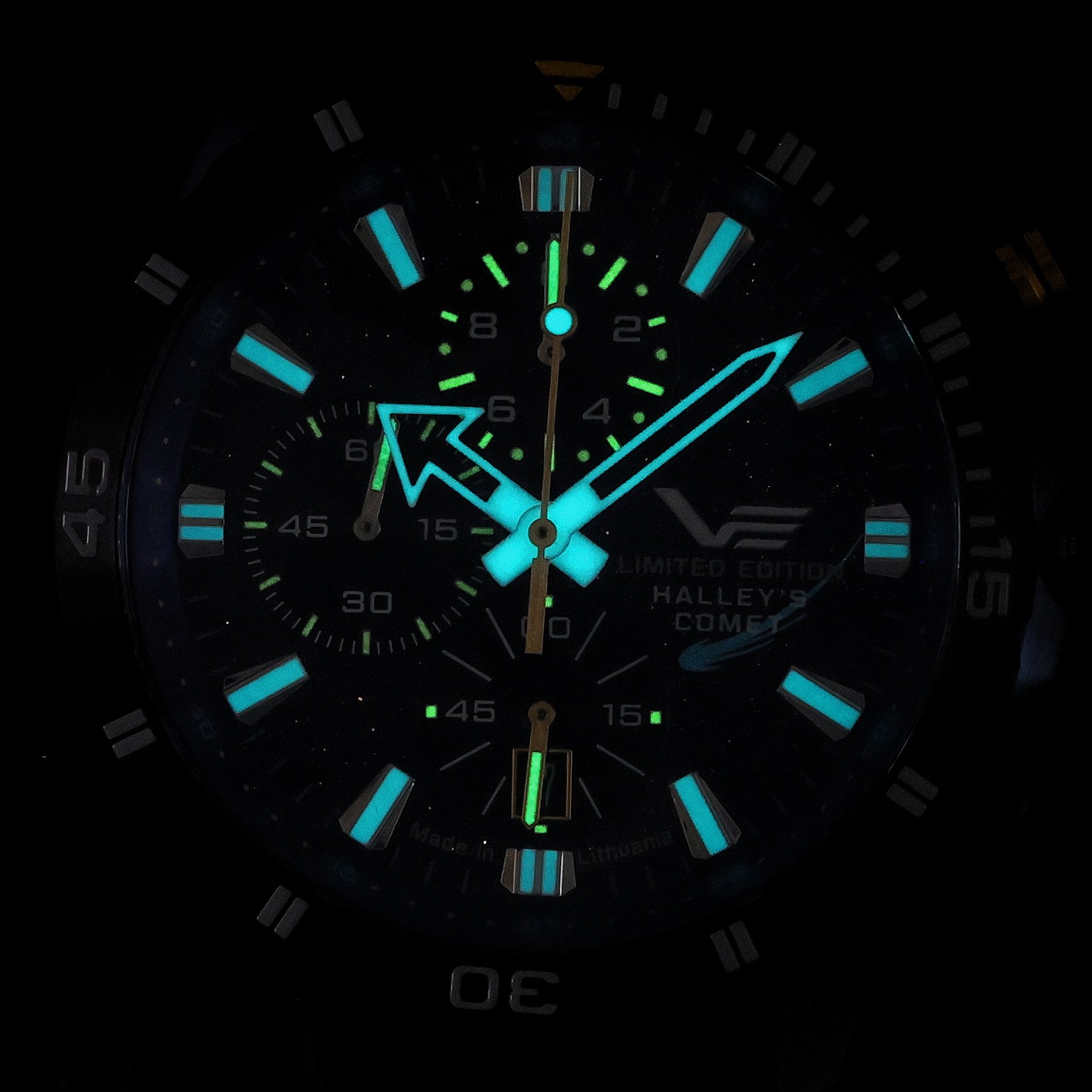 Vostok Europe 6S10-320E694S zegarek niebieski klasyczny Almaz pasek