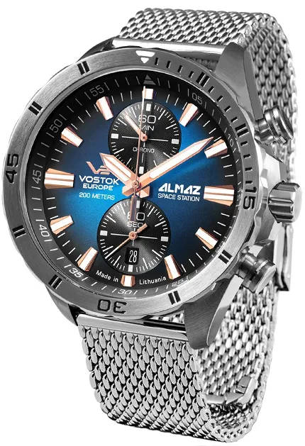 Vostok Europe 6S11-320A675B Almaz Almaz Chrono - zdjęcie 1