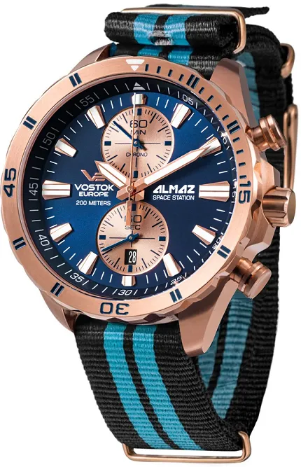 Vostok Europe 6S11-320B660NBB Almaz Almaz Chrono - zdjęcie 1