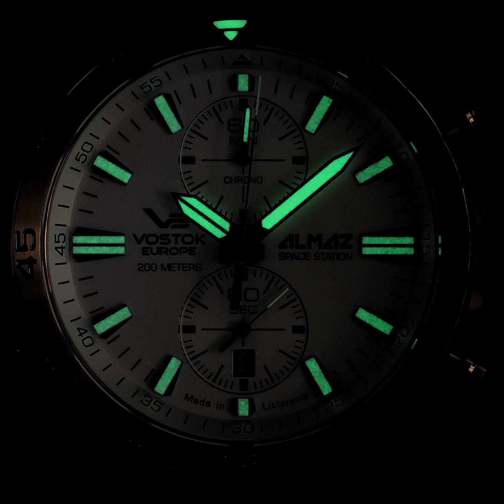 Vostok Europe 6S11-320B676S zegarek różowe złoto klasyczny Almaz pasek