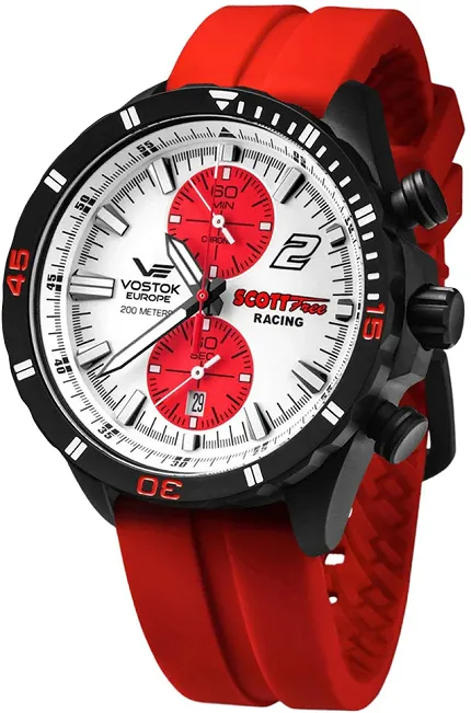Vostok Europe 6S11-320C374SR Almaz Almaz Chrono Scott Free Racing Edition - zdjęcie 1