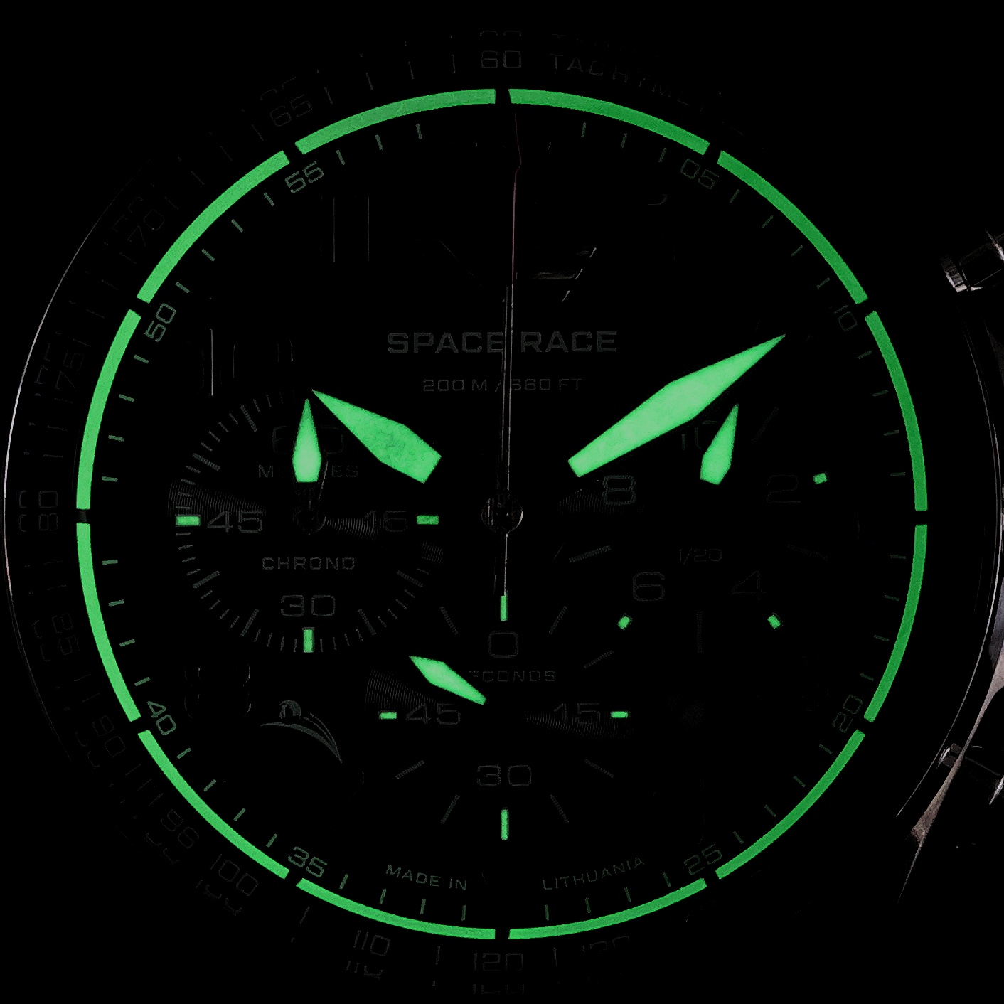 Vostok Europe 6S20-325A741NBR Space Race Black Chrono zegarek sportowy Space Race - miniatura 5