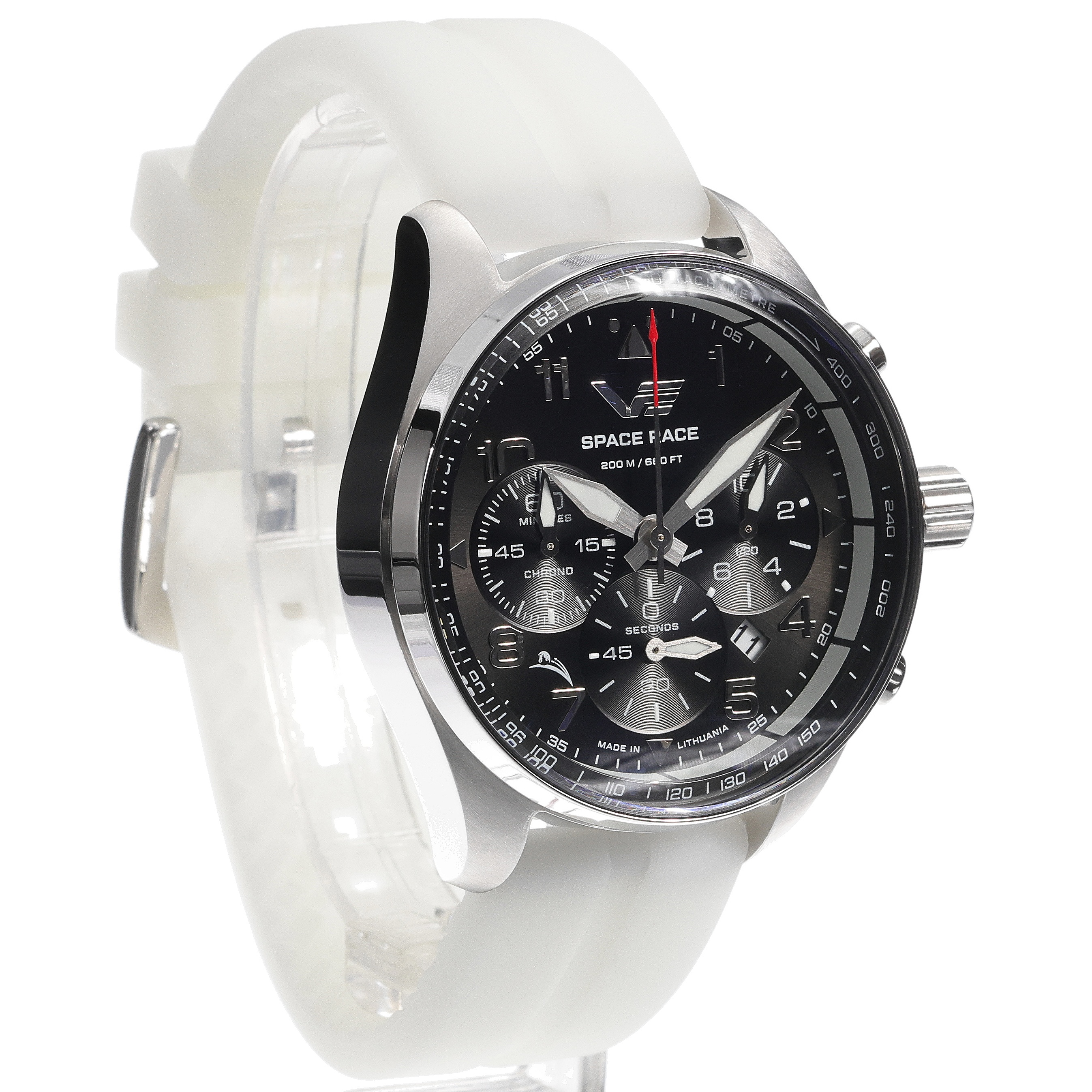 Vostok Europe 6S20-325A741SWL zegarek Space Race z chronograf