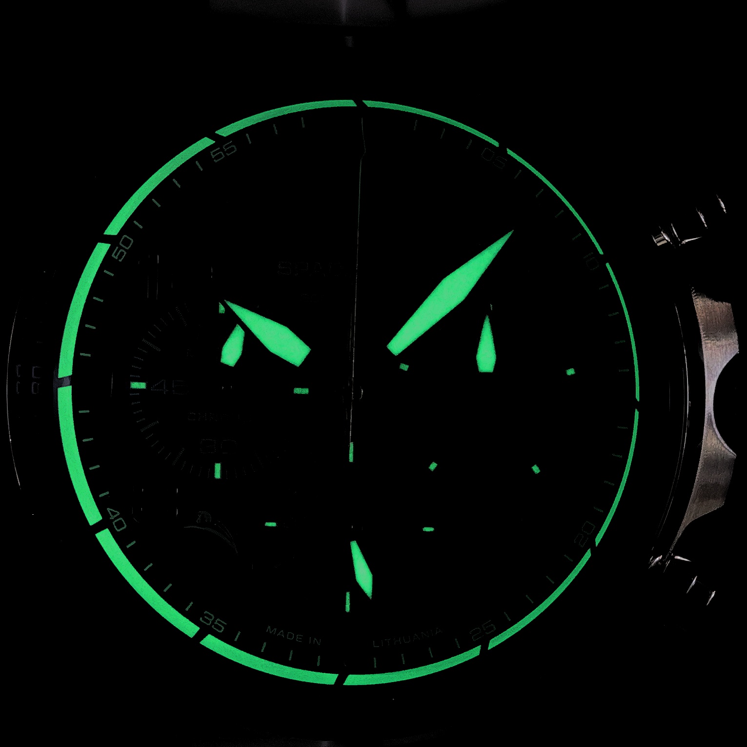 Vostok Europe 6S20-325A742SW zegarek srebrny sportowy Space Race pasek