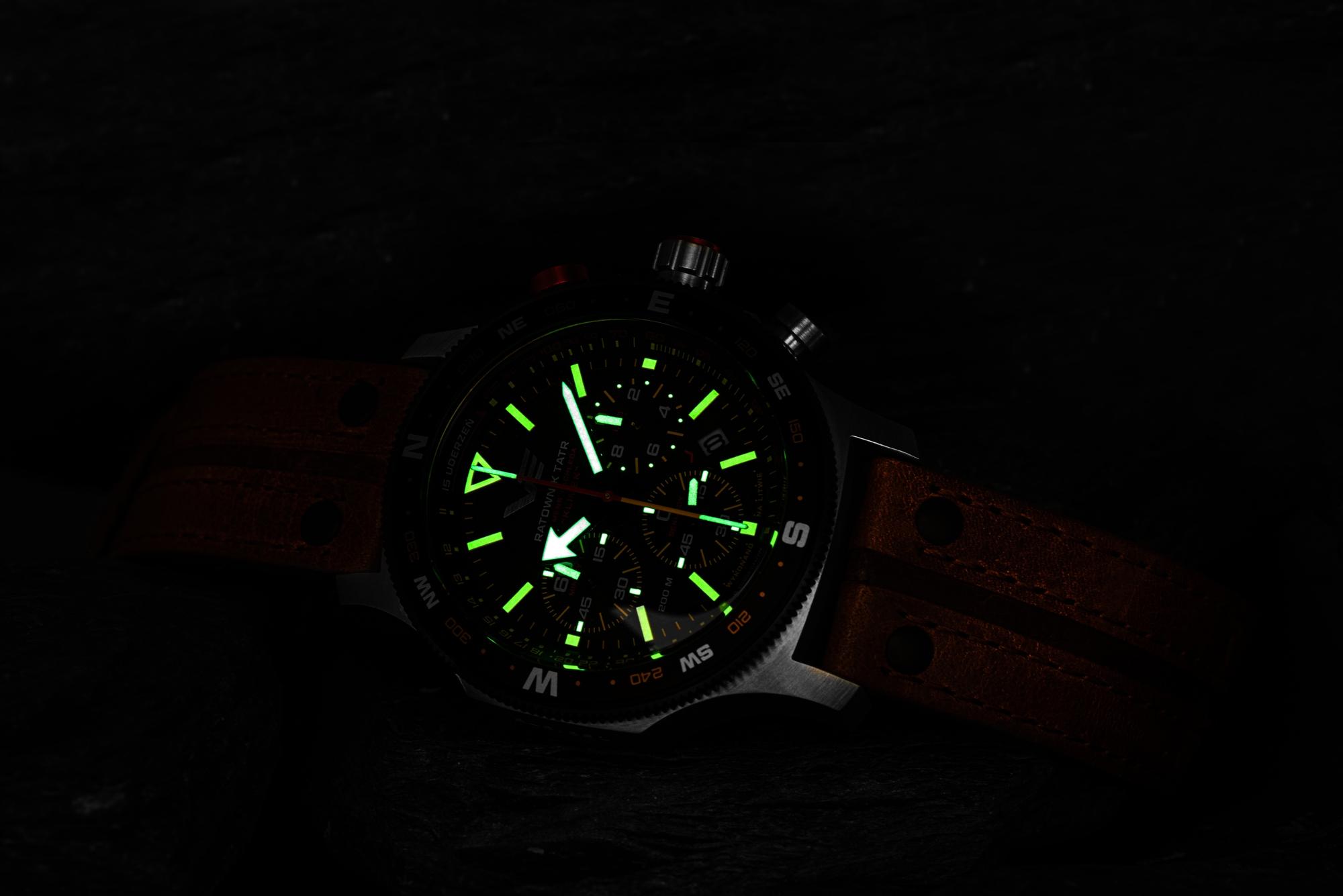 Vostok Europe 6S20-598ES16 Expedition Expedition 48mm Ratownik Tatr Klemens Klimek Bachleda Limited Edition zegarek męski wojskowy mineralne utwardzane - miniatura 7