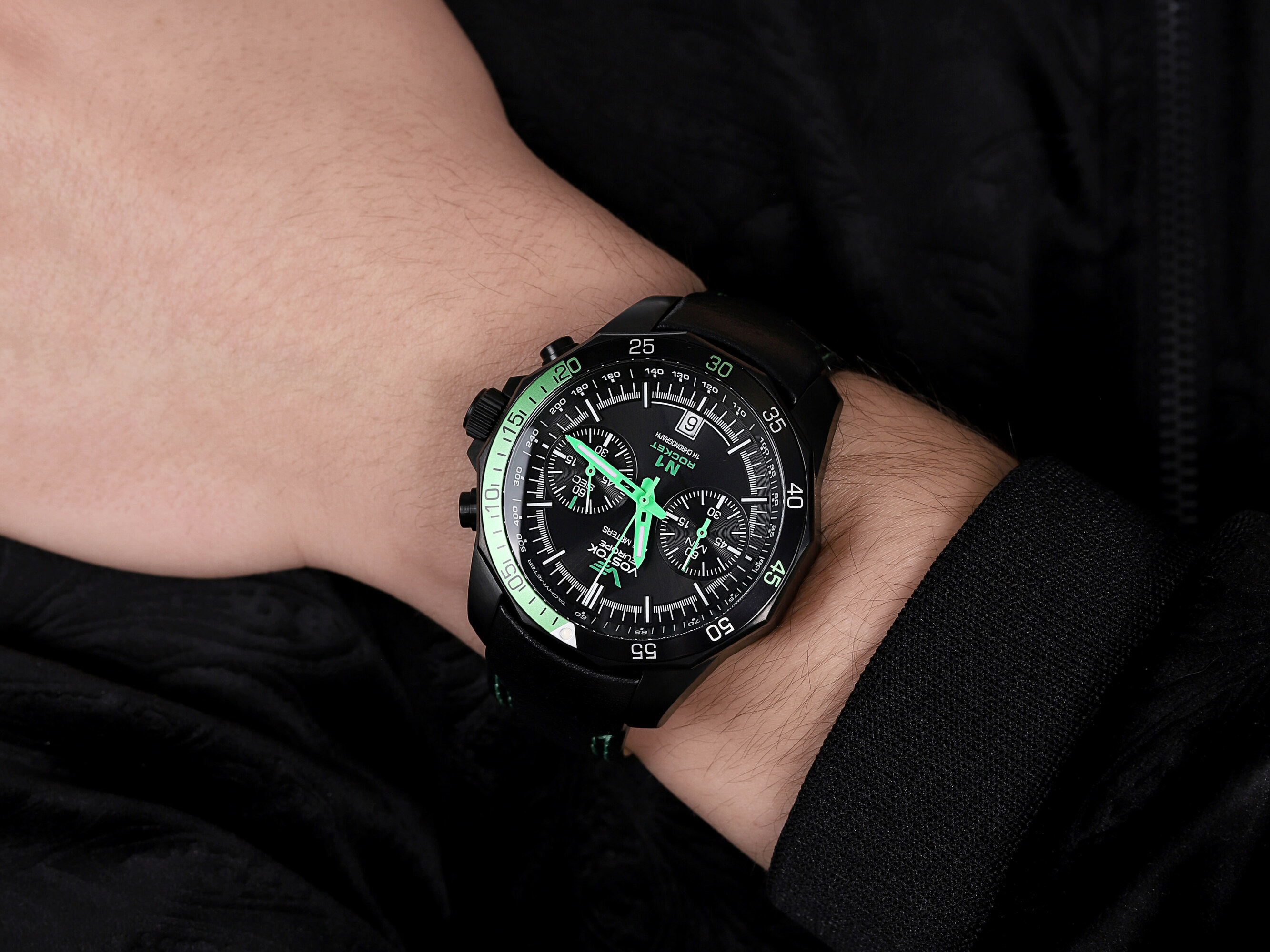 Vostok Europe 6S21-2254252 Rocket N-1 Chrono zegarek klasyczny N1 Rocket - miniatura 4