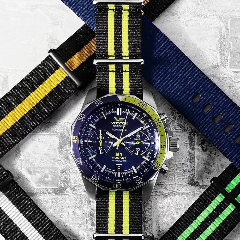 Vostok Europe 6S21/2255253 zegarek klasyczny N1 Rocket - miniatura 4