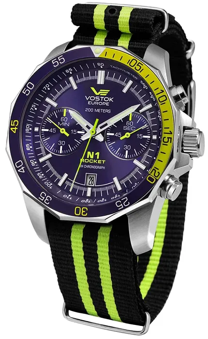 Vostok Europe 6S21-2255253N N1 Rocket Rocket N-1 Chrono - zdjęcie 1