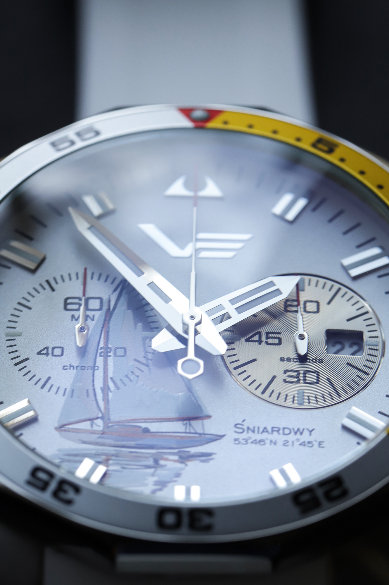 Vostok Europe 6S21-225A467 zegarek męski sportowy N1 Rocket pasek
