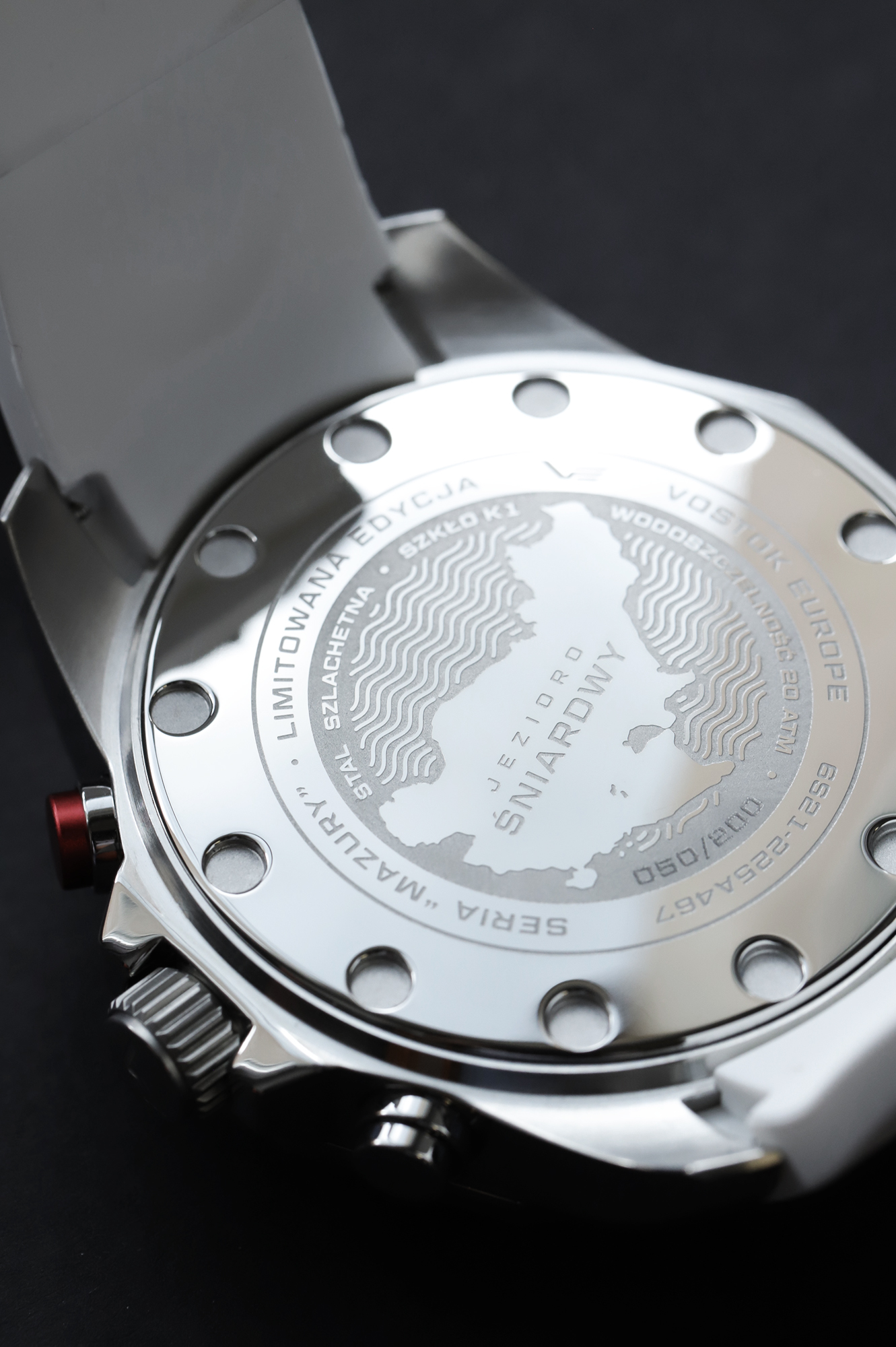 Vostok Europe 6S21-225A467 zegarek srebrny sportowy N1 Rocket pasek