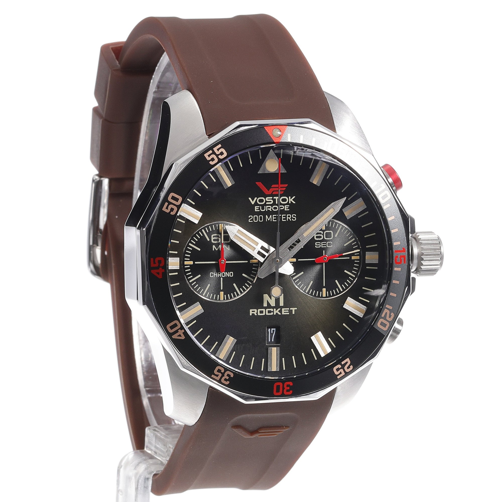 Vostok Europe 6S21-225A618SB zegarek męski N1 Rocket - miniatura 3
