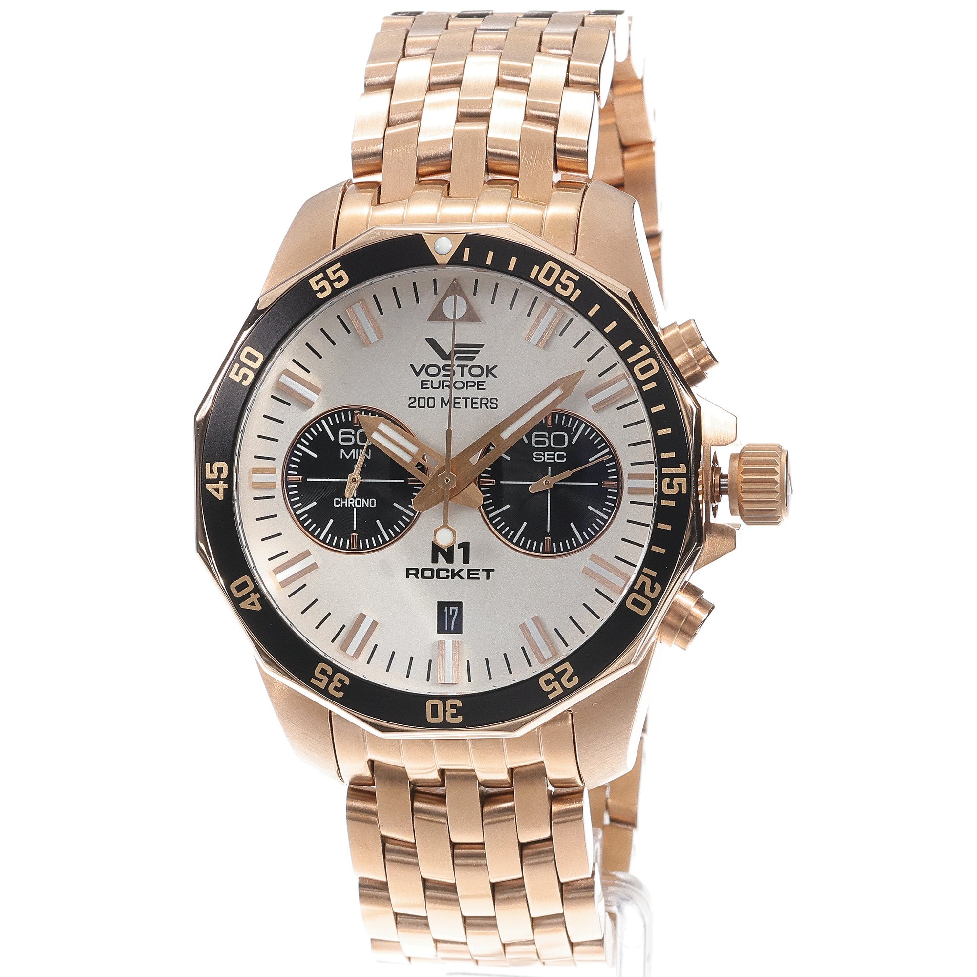 Vostok Europe 6S21-225B619B Rocket N-1 Chrono zegarek klasyczny N1 Rocket