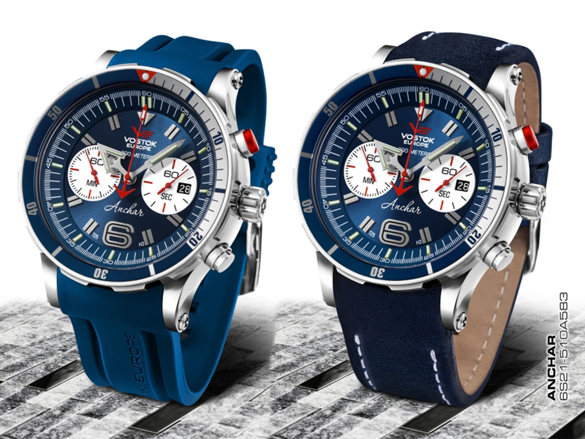 Vostok Europe 6S21-510A583S zegarek męski Anchar - miniatura 2