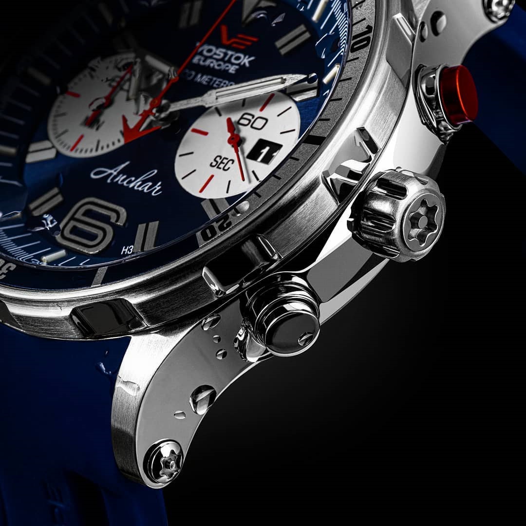 Vostok Europe 6S21-510A583SY zegarek męski sportowy Anchar pasek - miniatura 3