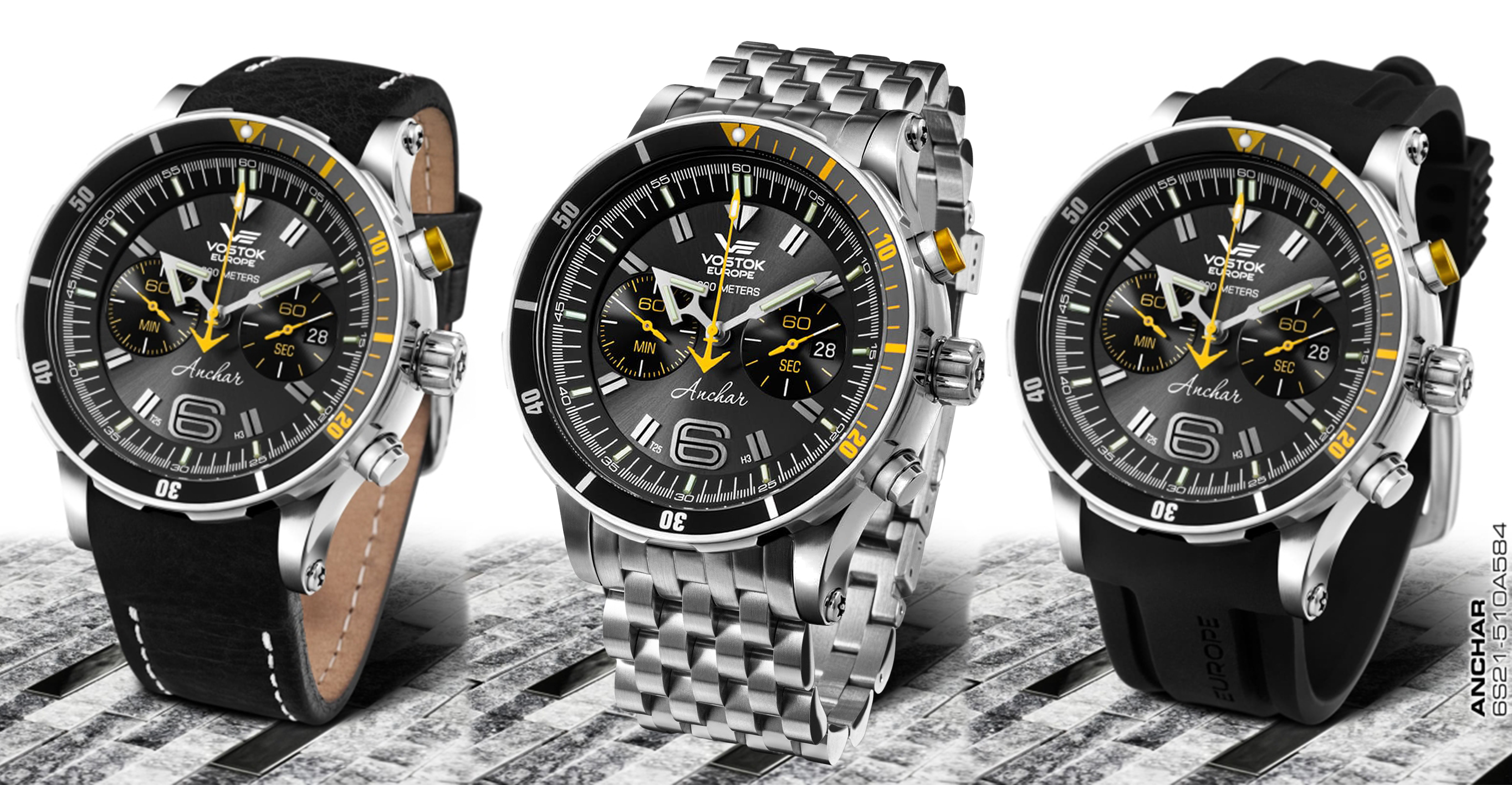 Vostok Europe 6S21-510A584B zegarek męski Anchar - miniatura 2