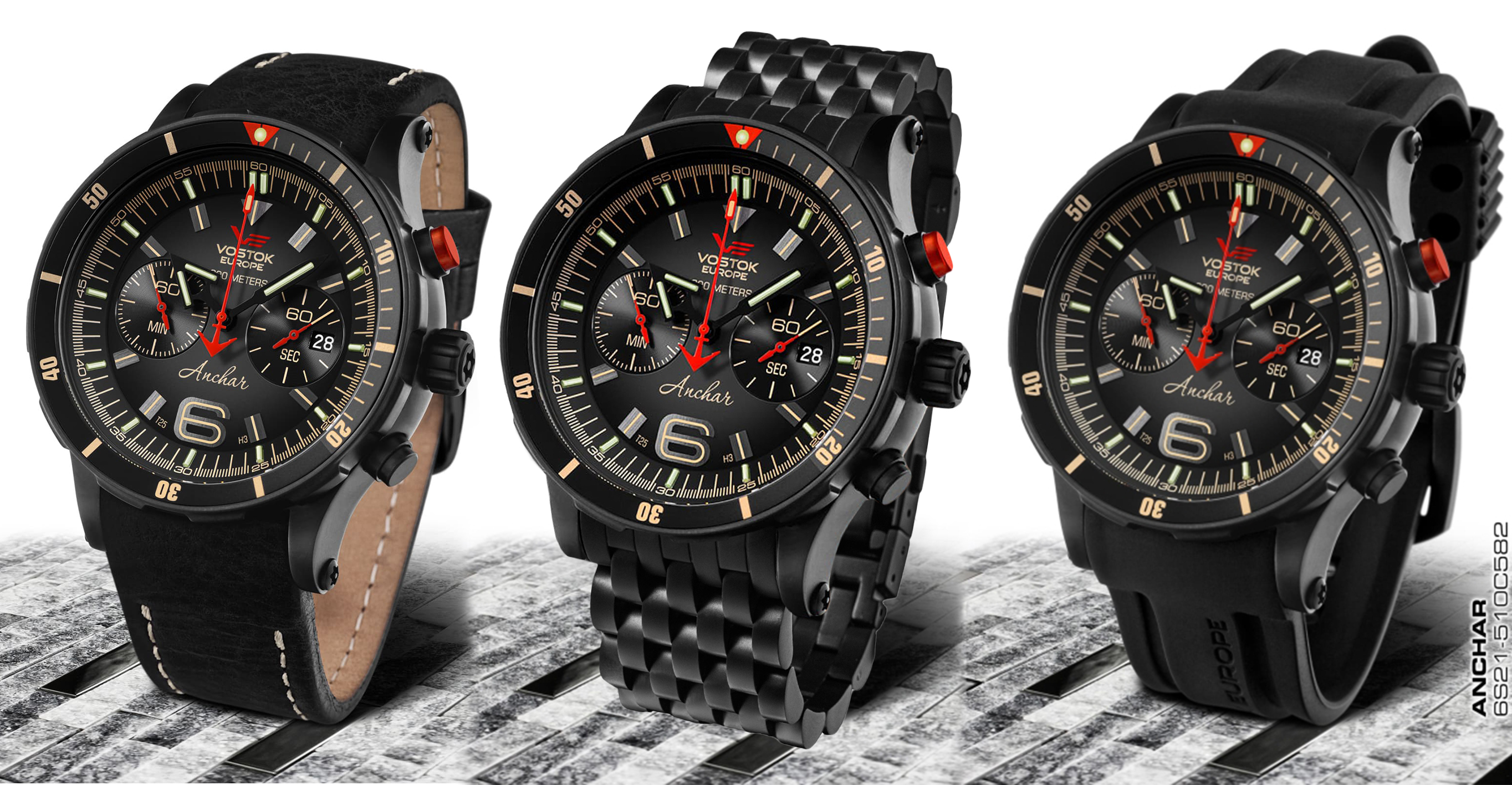 Vostok Europe 6S21-510C582B zegarek męski Anchar - miniatura 2