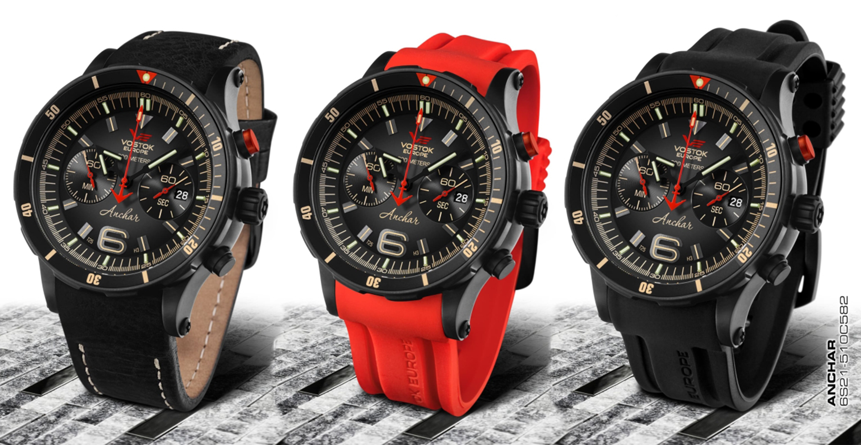 Vostok Europe 6S21-510C582SR zegarek męski Anchar - miniatura 2
