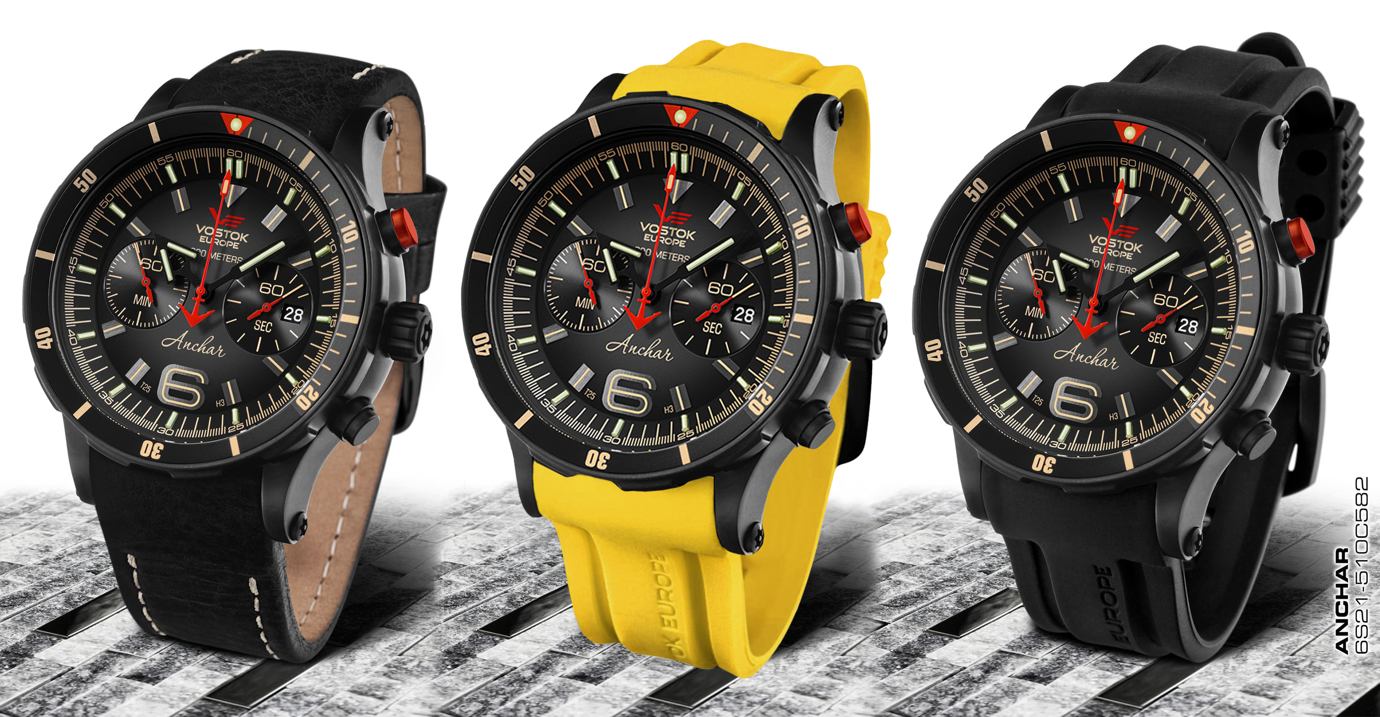 Vostok Europe 6S21-510C582SY zegarek męski Anchar - miniatura 2