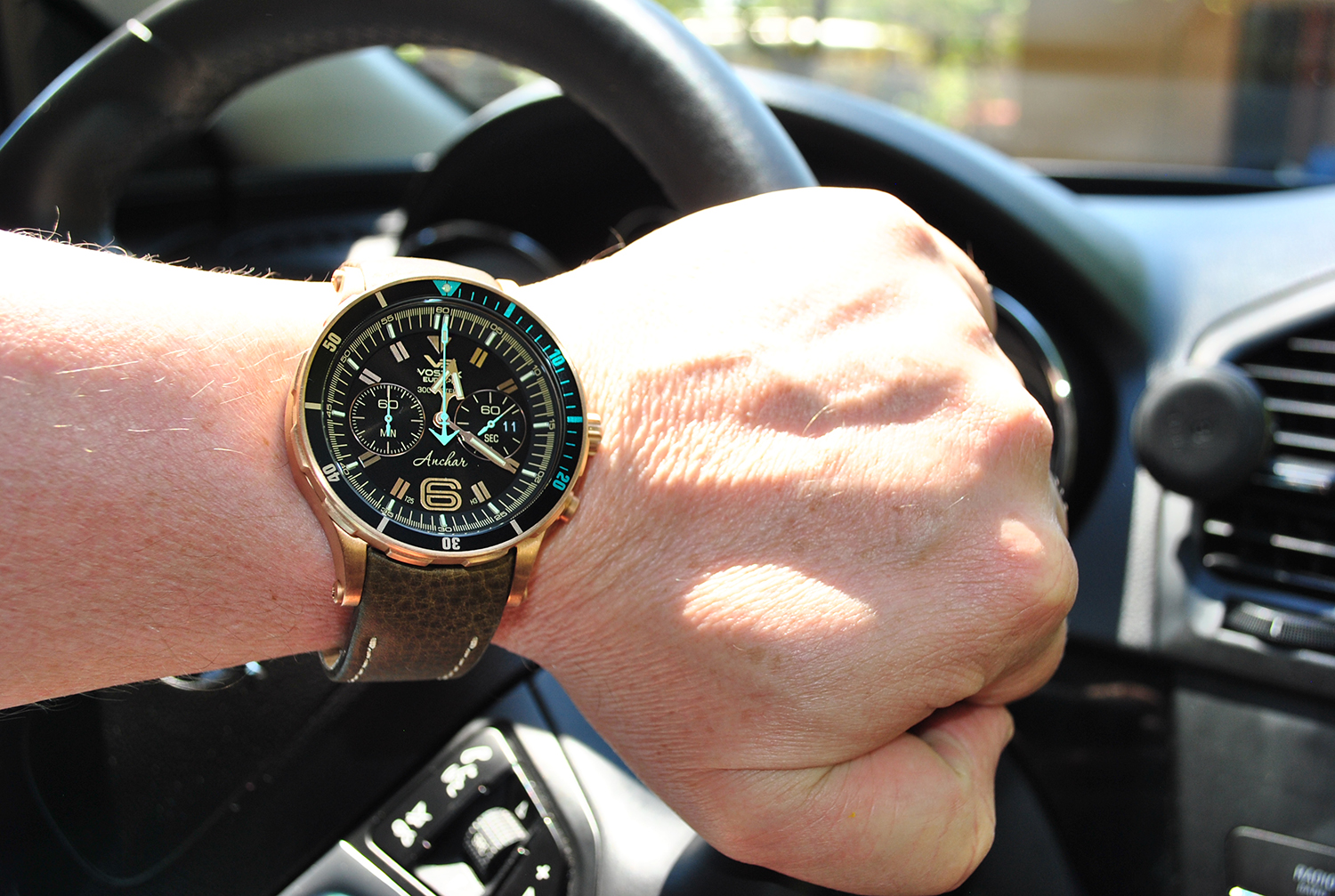 Vostok Europe 6S21-510O585S Anchar Chrono Bronze zegarek sportowy Anchar - miniatura 8