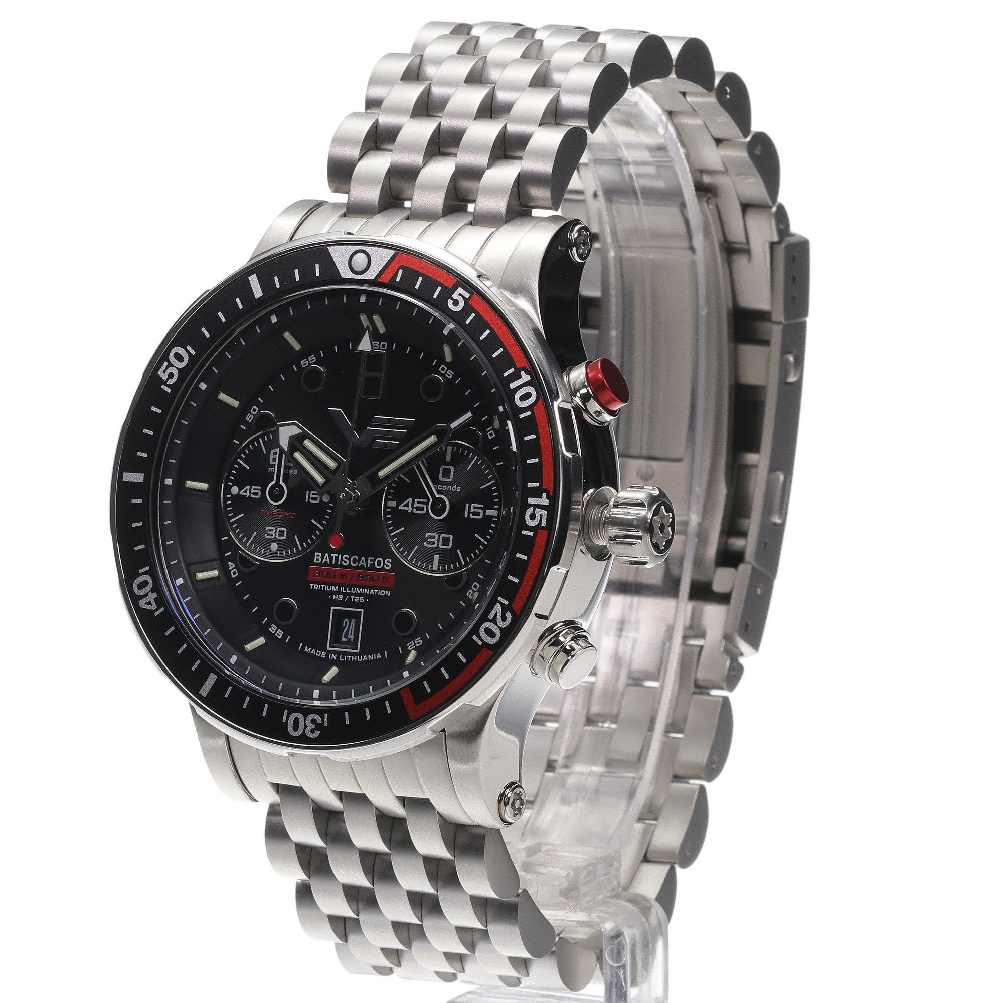 Vostok Europe 6S21-511A771B zegarek męski typudiver Batiscafos bransoleta - miniatura 2