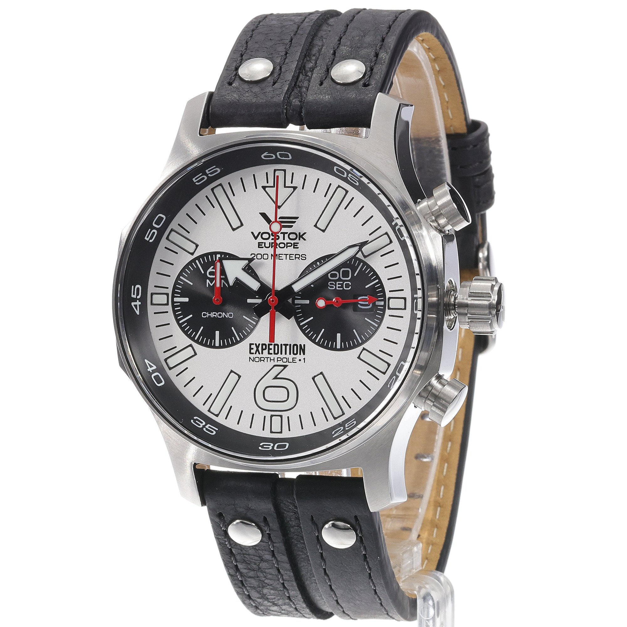 Vostok Europe 6S21-595A642 Expedition North Pole 1 Chrono 47mm zegarek klasyczny Expedition - miniatura 2