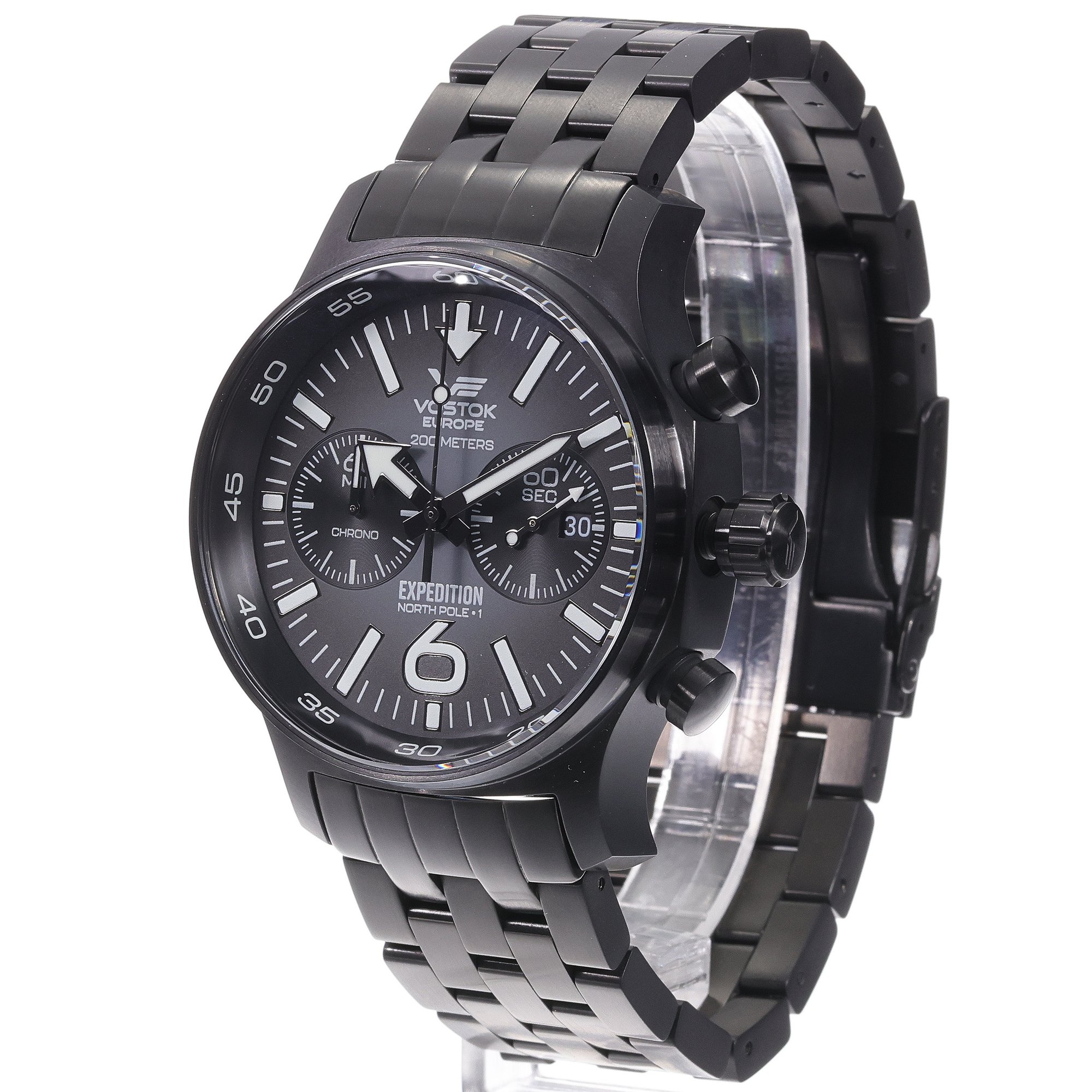Vostok Europe 6S21-595C643B Expedition North Pole 1 Chrono 47mm zegarek klasyczny Expedition - miniatura 2