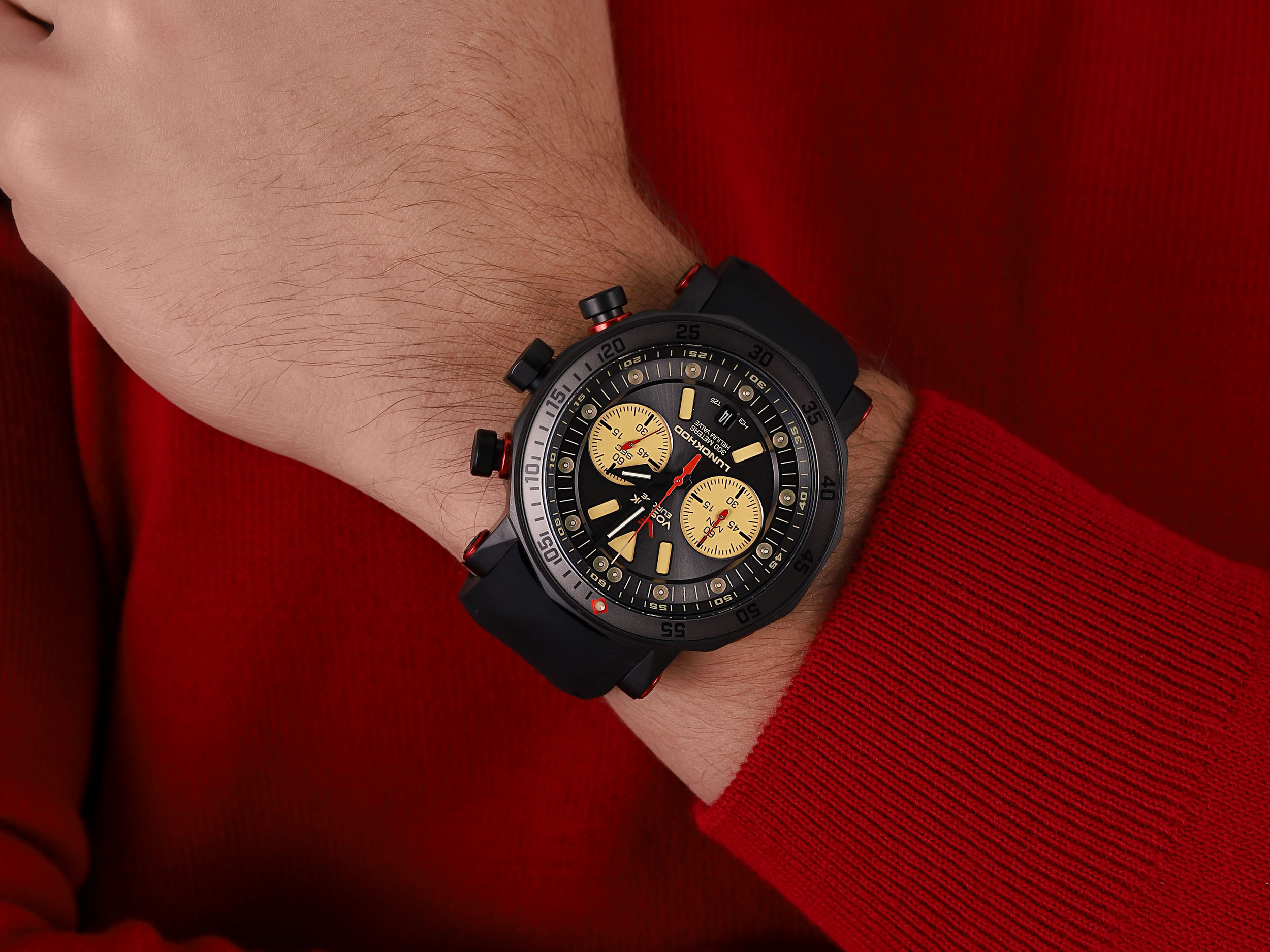 Vostok Europe 6S21-620C629 Lunokhod-2 Chrono zegarek sportowy Lunokhod - miniatura 5