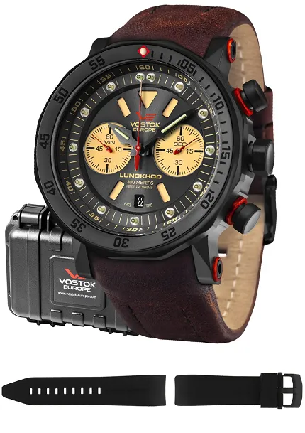 Vostok Europe 6S21-620C629 Lunokhod Lunokhod-2 Chrono - zdjęcie 1