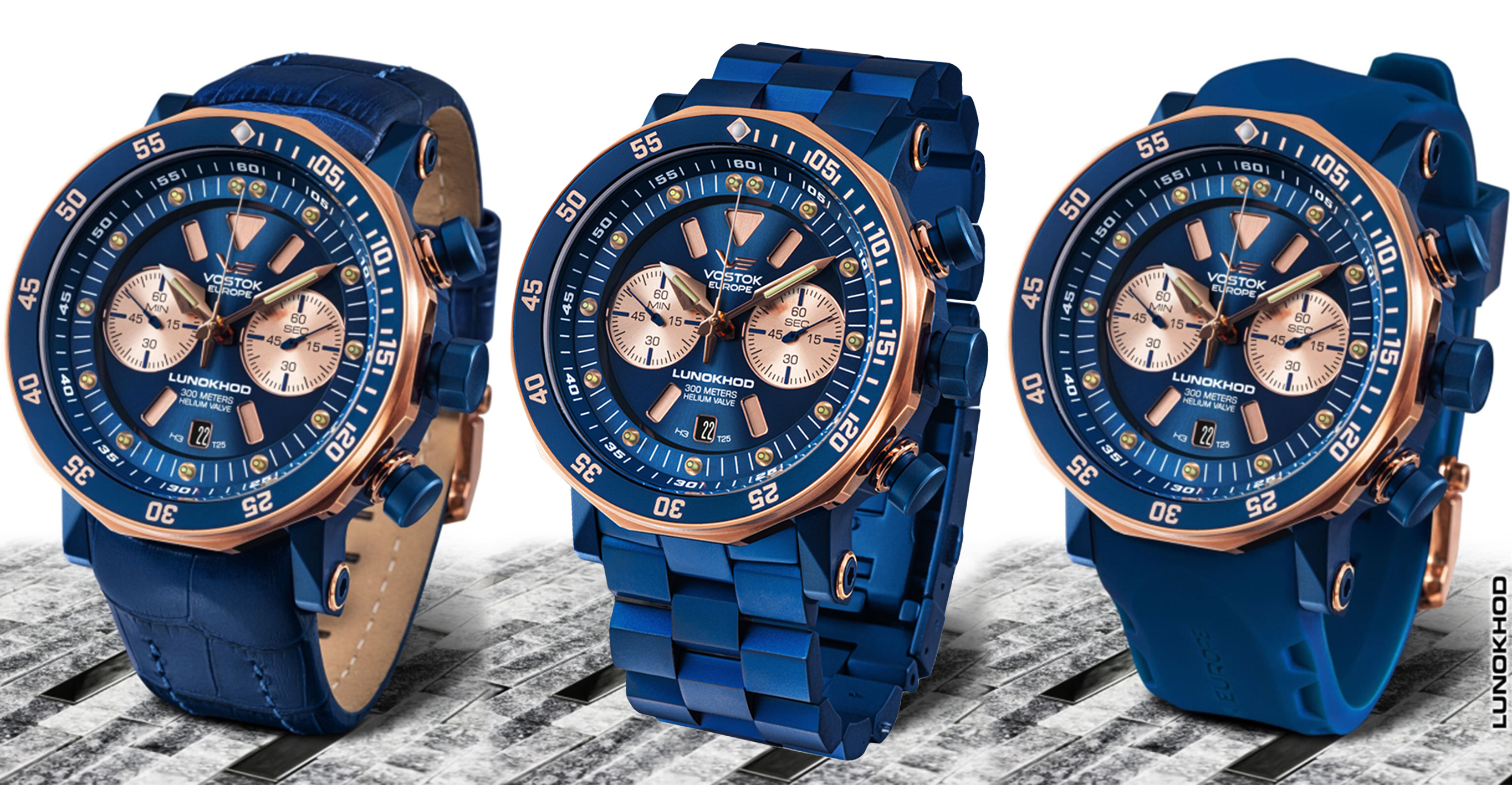 Vostok Europe 6S21-620E631B zegarek męski Lunokhod - miniatura 2
