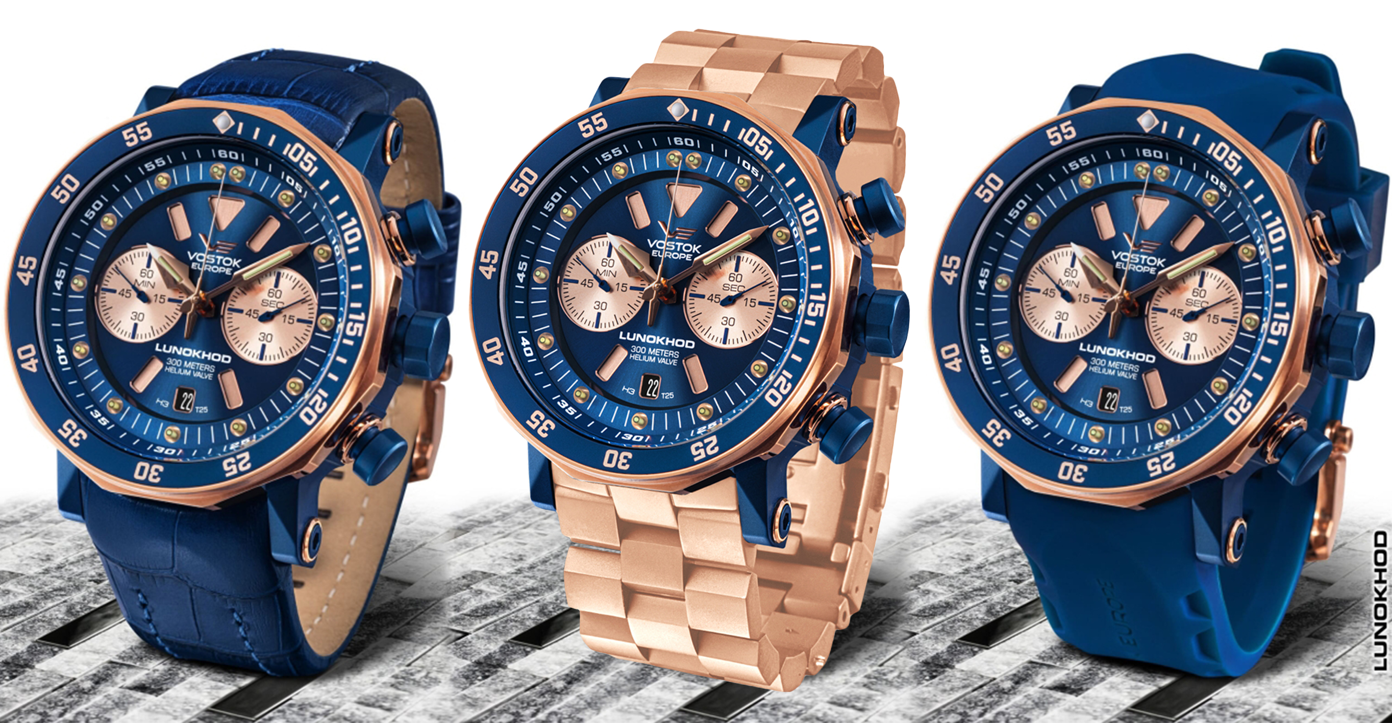 Vostok Europe 6S21-620E631BRG zegarek męski Lunokhod - miniatura 2