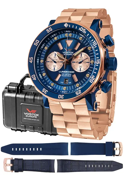 Vostok Europe 6S21-620E631Bv1 Lunokhod Lunokhod-2 Chrono - zdjęcie 1