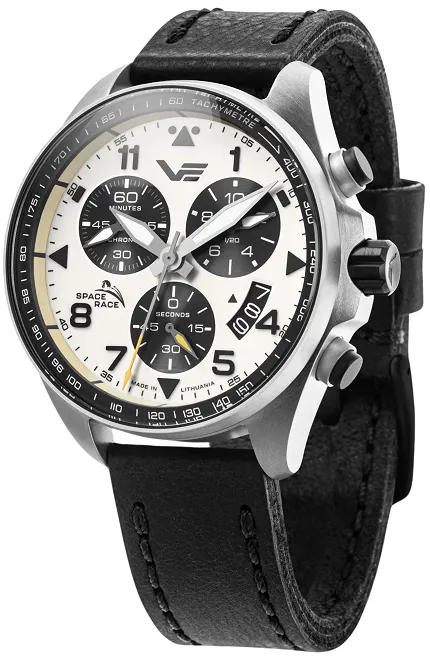 Vostok Europe 6S30-325A743 Space Race Space Race White Chrono - zdjęcie 1