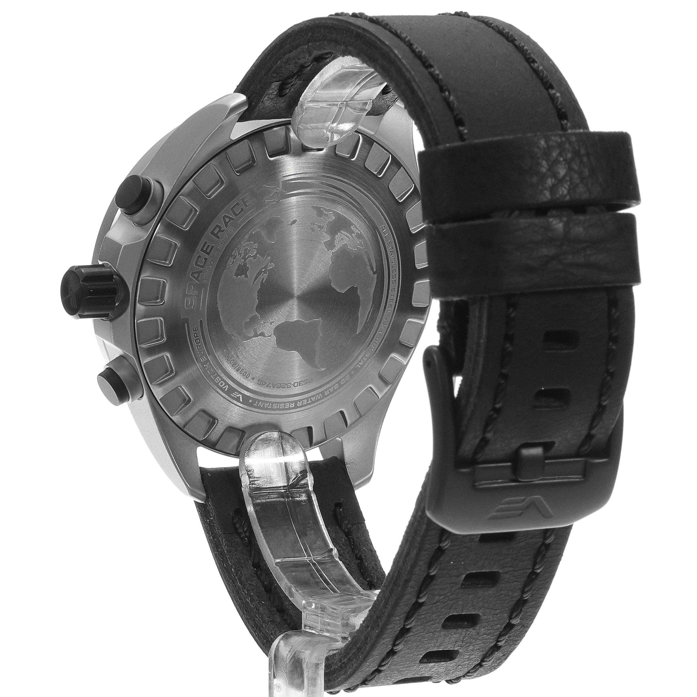 Vostok Europe 6S30-325A743 zegarek srebrny sportowy Space Race pasek - miniatura 5
