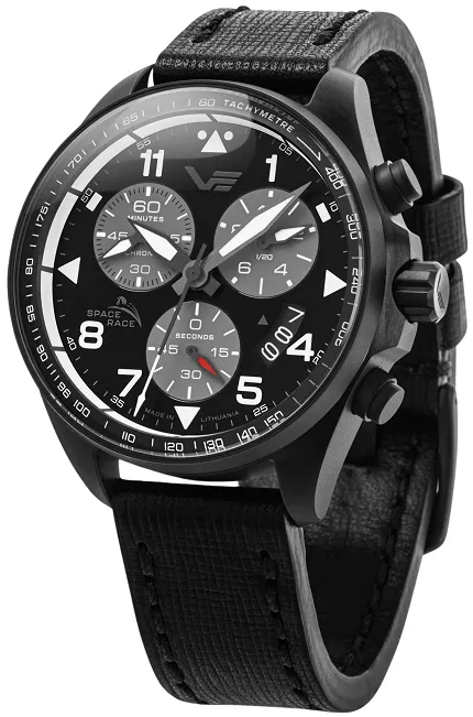 Vostok Europe 6S30-325C744 Space Race Space Race Full Black Chrono - zdjęcie 1