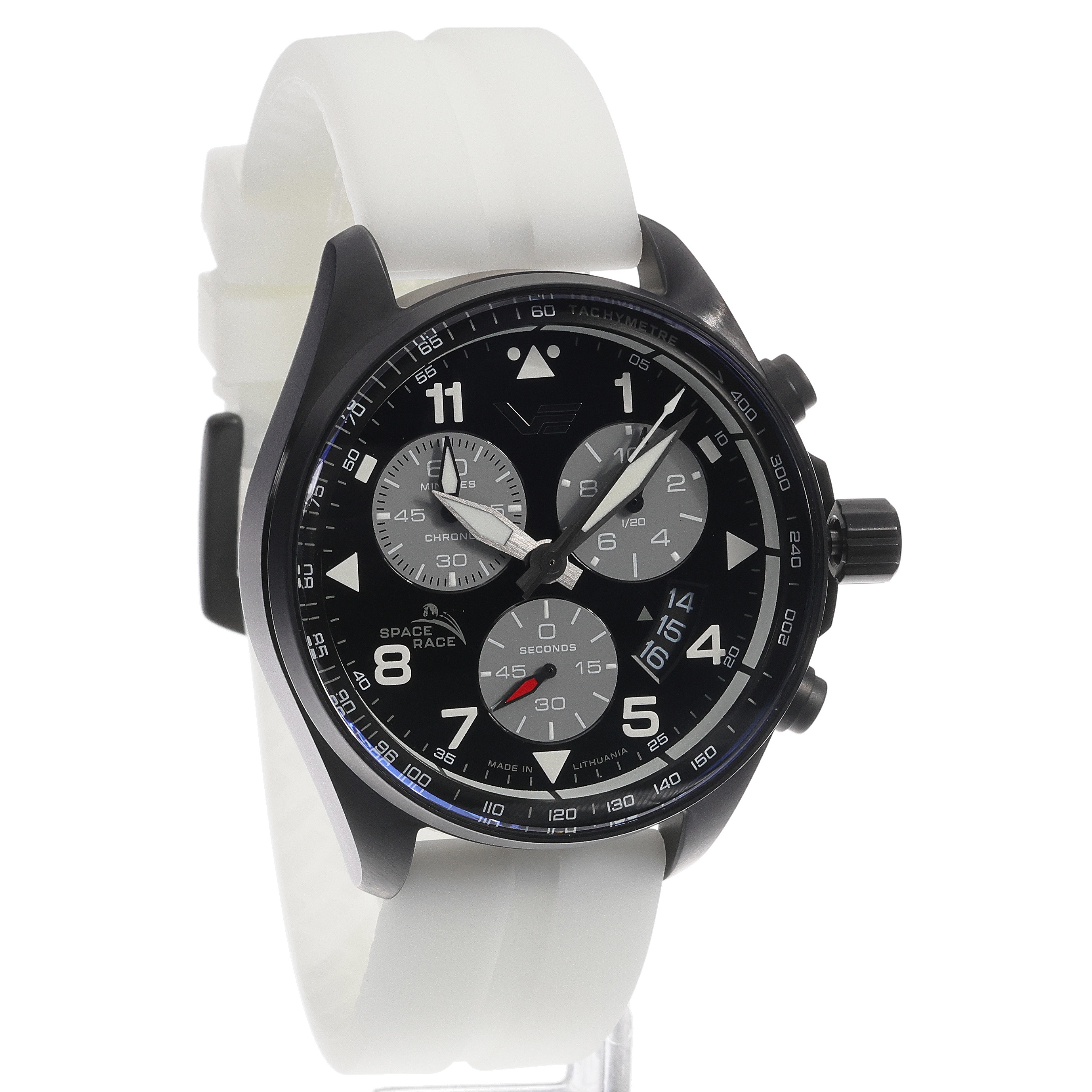 Vostok Europe 6S30-325C744SWL zegarek Space Race z chronograf