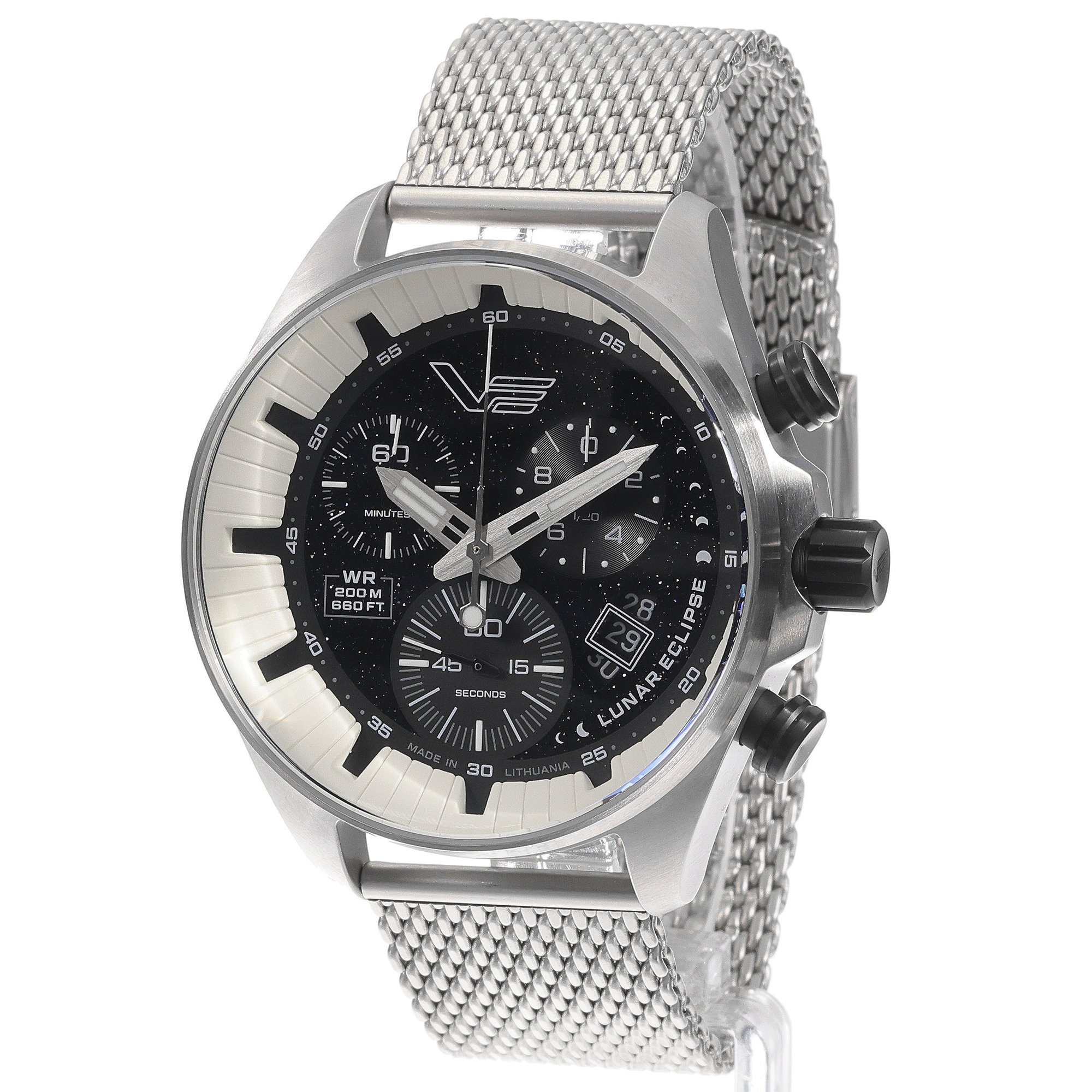 Vostok Europe 6S30-325E727B Lunar Eclipse zegarek klasyczny Celestial Objects - miniatura 2