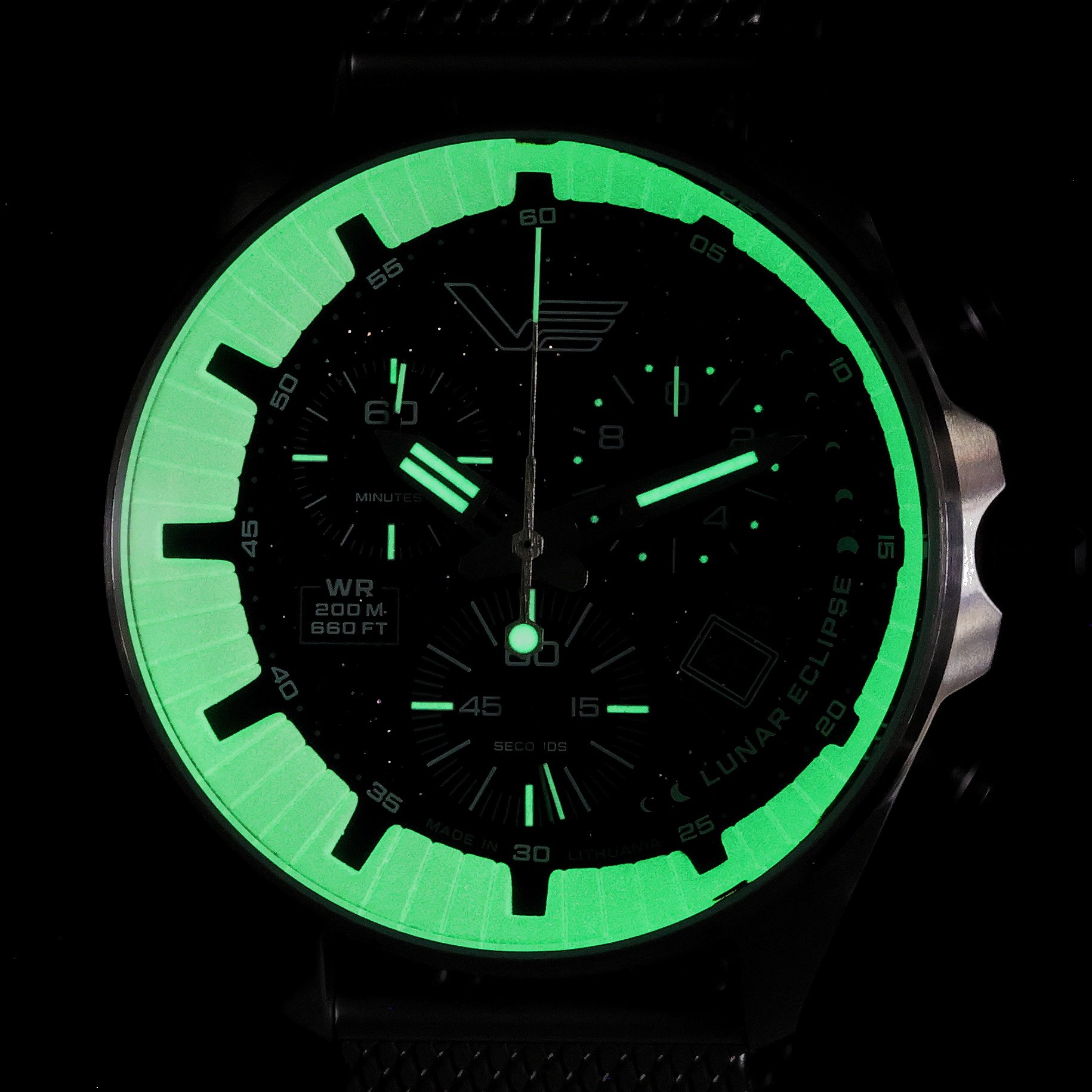 Vostok Europe 6S30-325E727B zegarek srebrny klasyczny Celestial Objects bransoleta - miniatura 5
