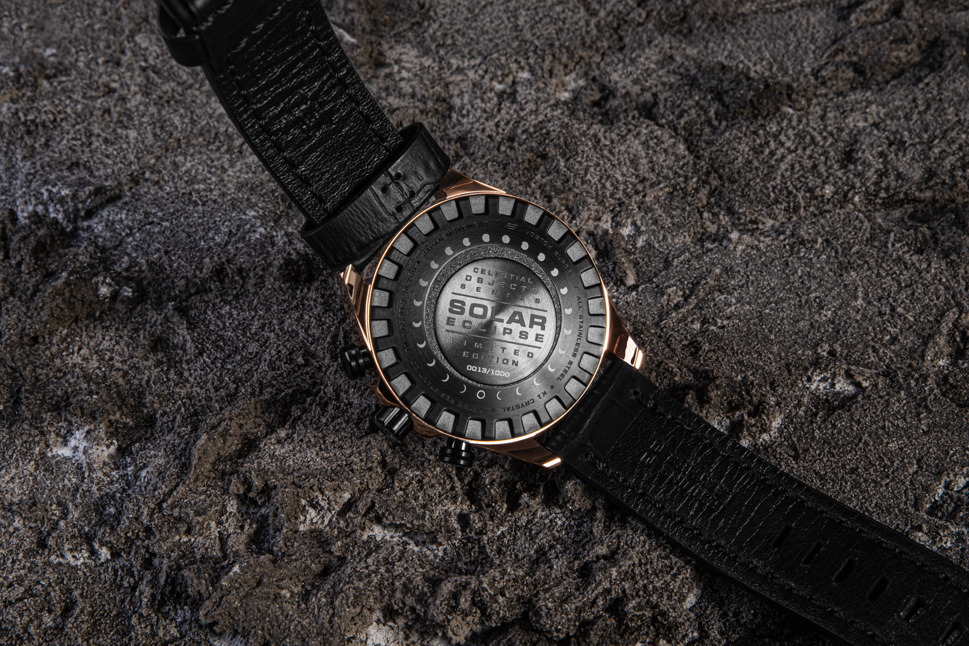 Vostok Europe 6S30-325E728 Celestial Objects Solar Eclipse pasek - miniatura 7