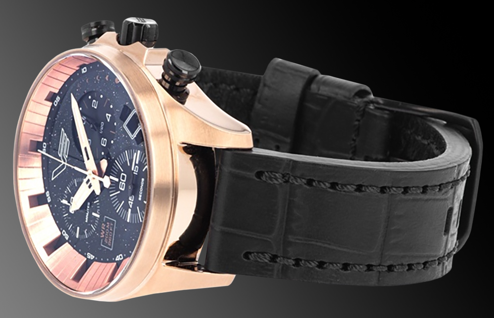 Vostok Europe 6S30-325E728 Celestial Objects Solar Eclipse zegarek męski klasyczny mineralne utwardzane - miniatura 15
