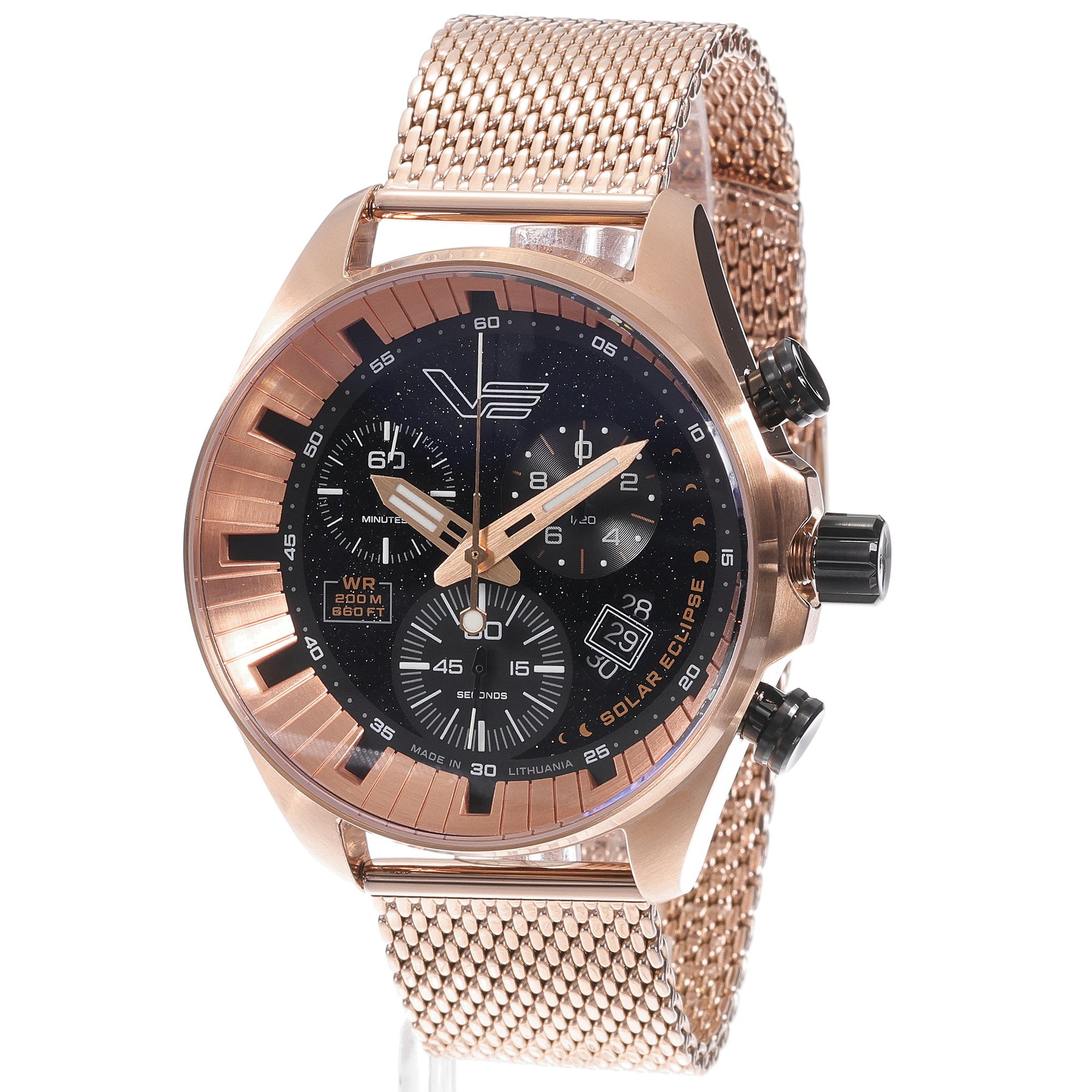 Vostok Europe 6S30-325E728B Solar Eclipse zegarek klasyczny Celestial Objects - miniatura 2