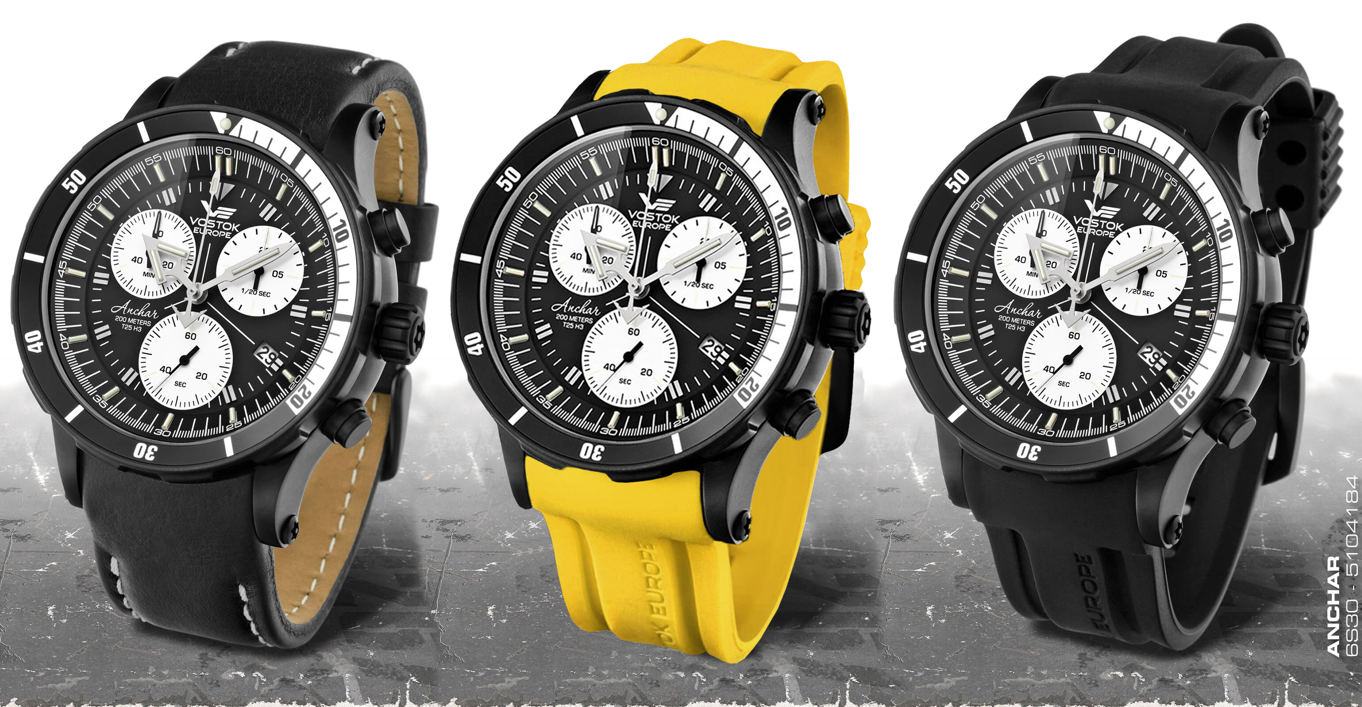 Vostok Europe 6S30-5104184SY zegarek męski Anchar - miniatura 2