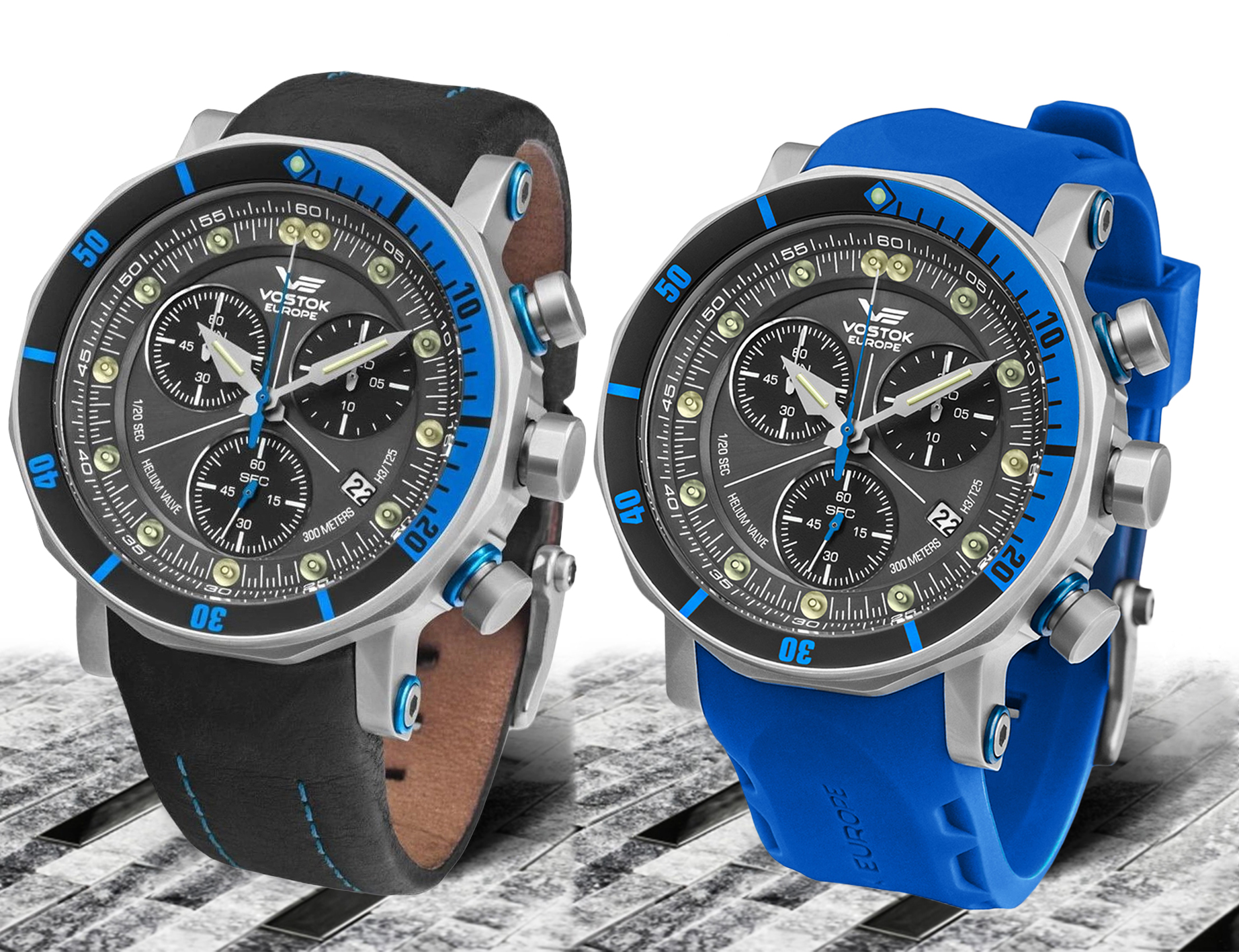 Vostok Europe 6S30-6205213 zegarek męski sportowy Lunokhod pasek - miniatura 5