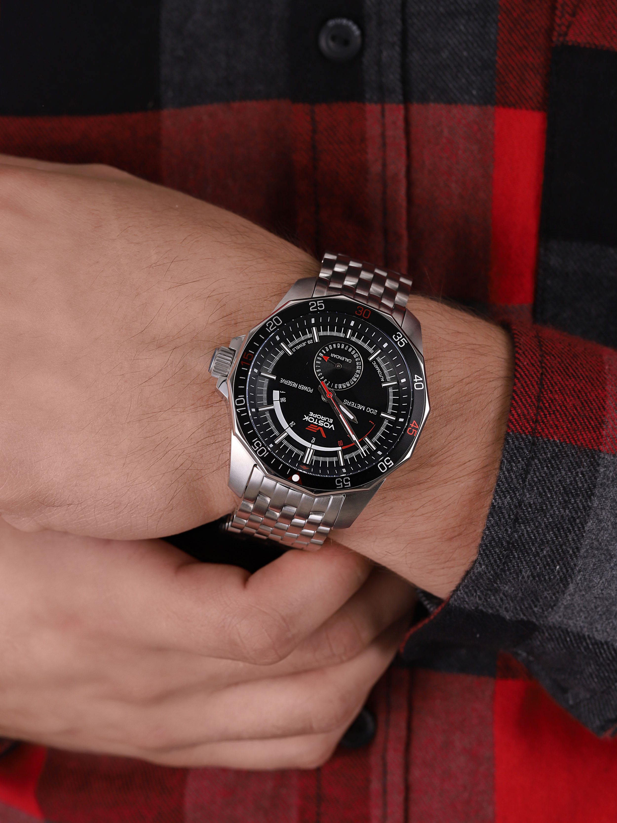 Vostok Europe NE57-225A563B męski zegarek N1 Rocket bransoleta