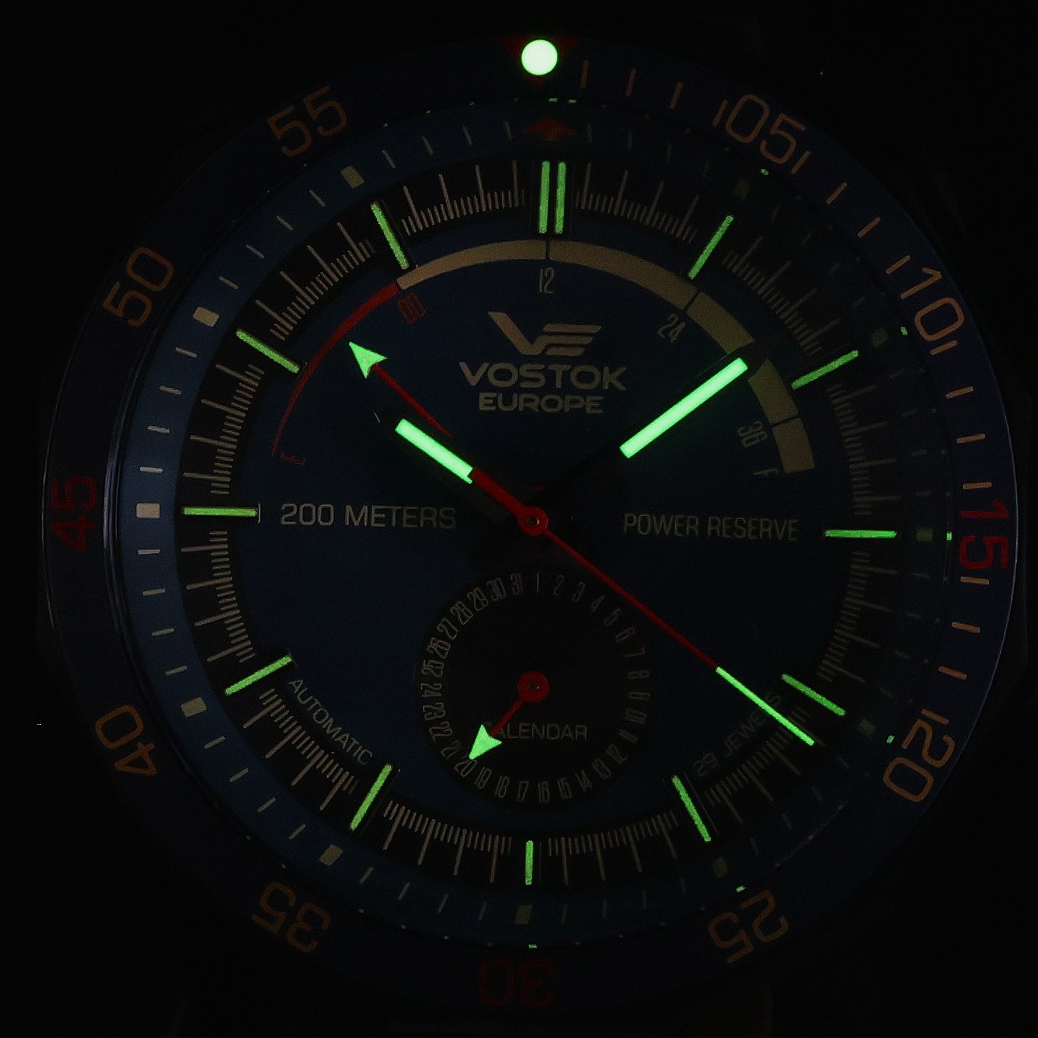 Vostok Europe NE57-225C564 N1 Rocket Rocket N-1 Automatic zegarek męski klasyczny mineralne utwardzane - miniatura 5